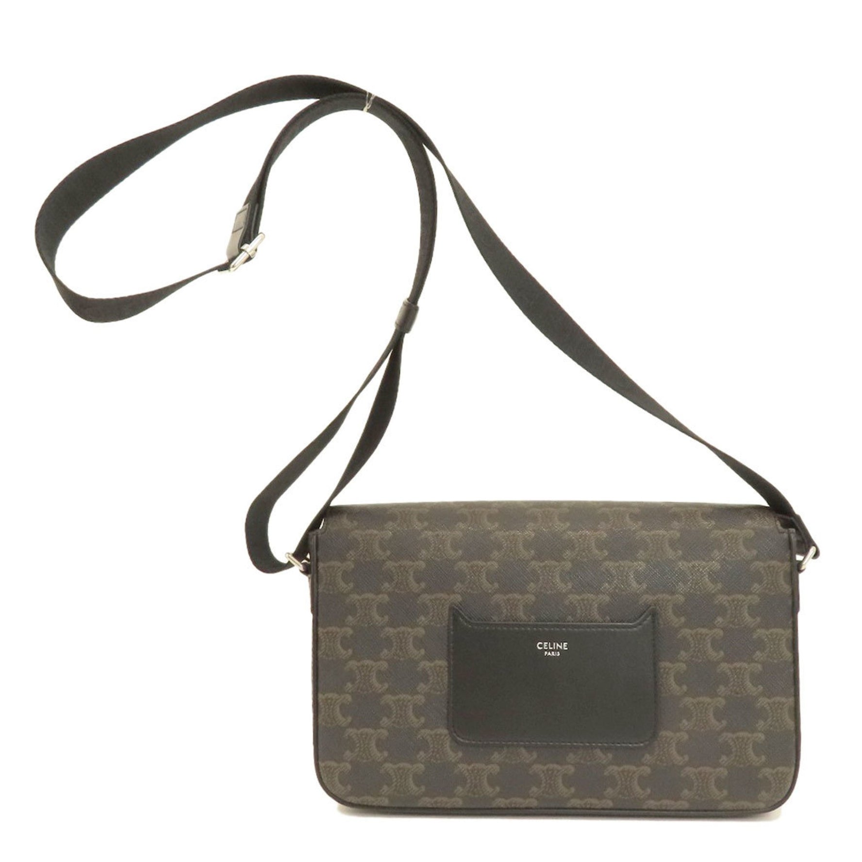 Celine Macadam Shoulder Bag Leather