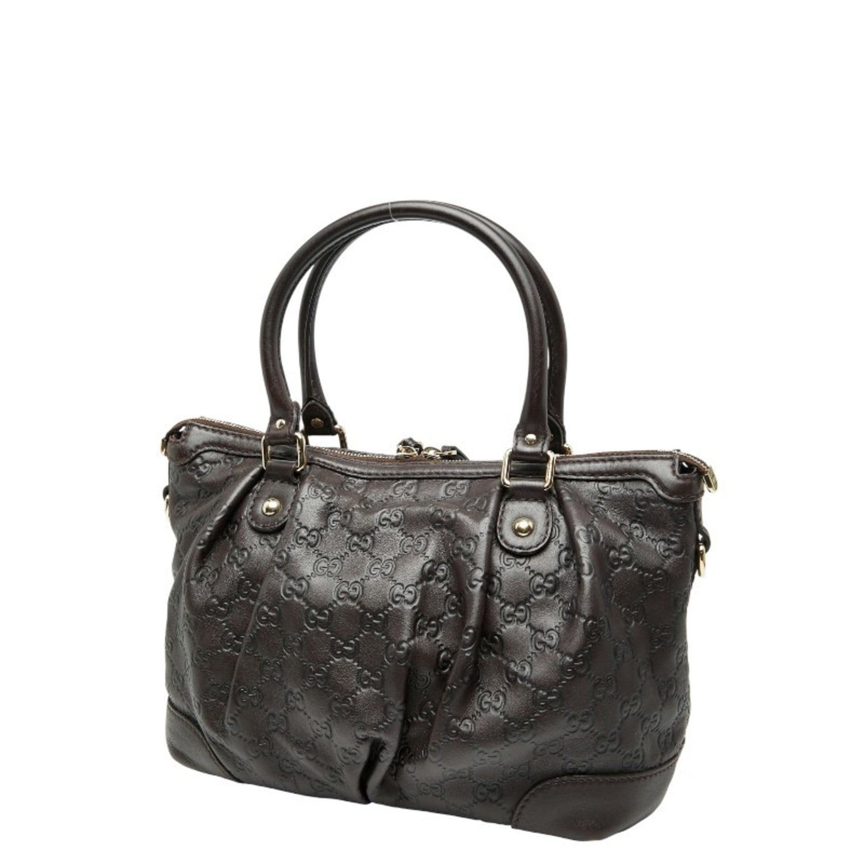 Gucci Guccissima Sukey Handbag/Shoulder Bag Leather