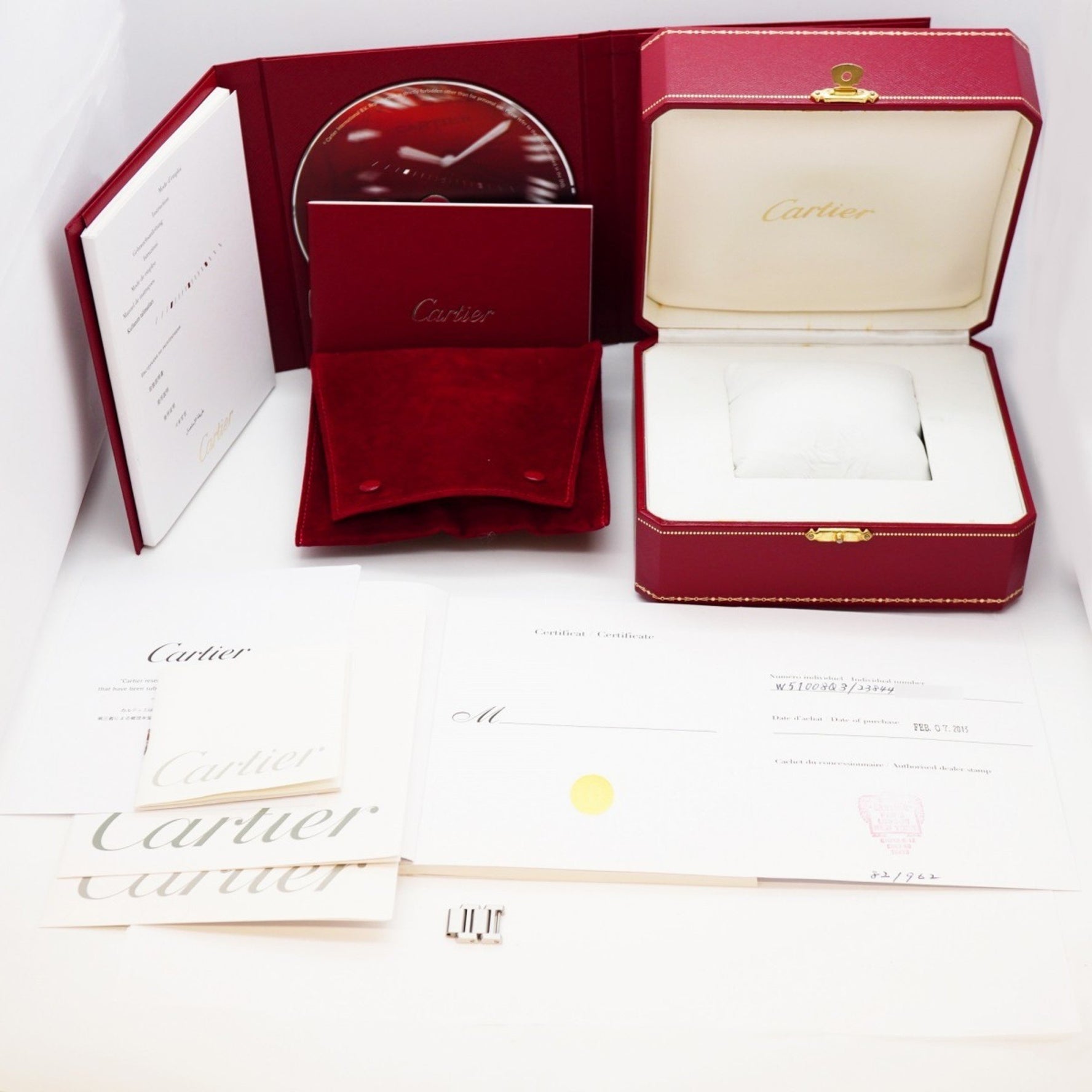 Cartier Tank Française Ivory Dial Watch