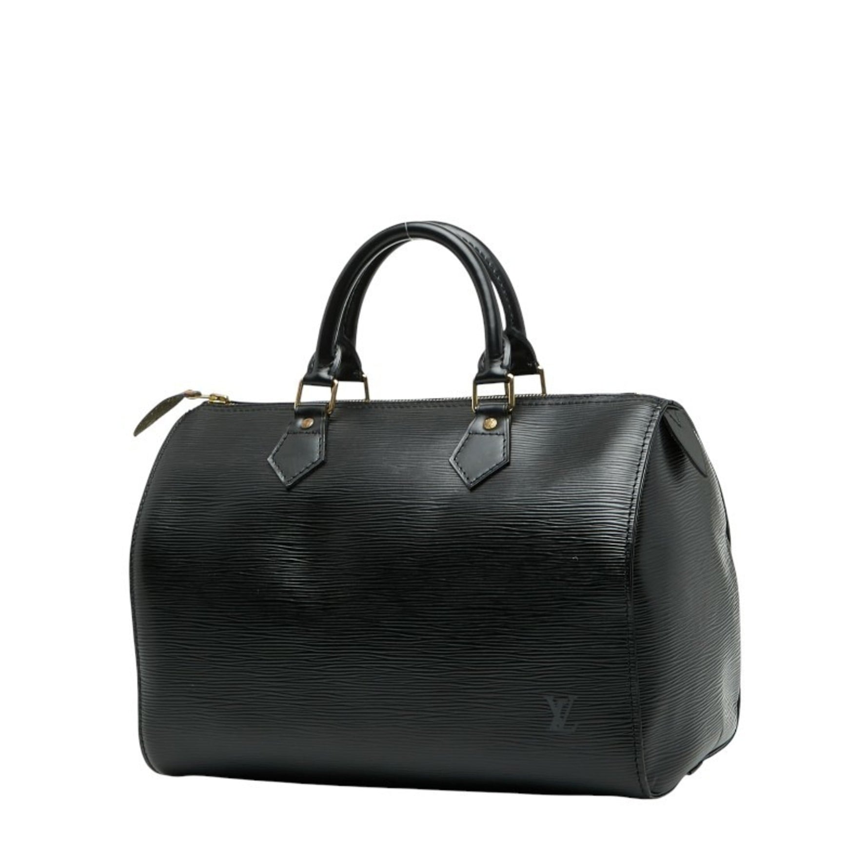 Louis Vuitton Epi Speedy 30 Handbag/Boston Bag Noir Black Leather LOUIS VUITTON