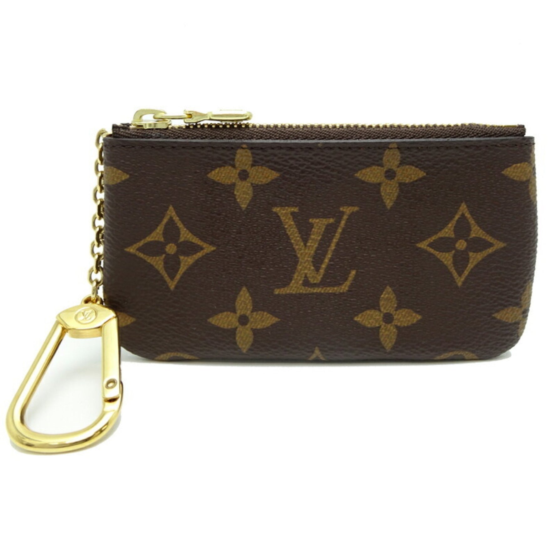 Louis Vuitton Pochette Cle Coin Case Monogram Brown
