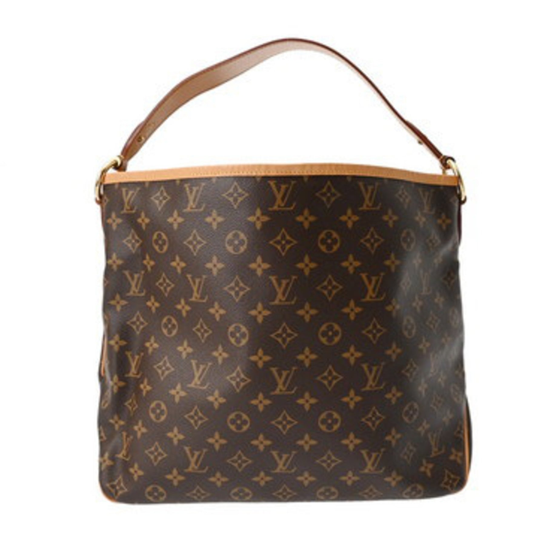 Louis Vuitton Monogram Delightful MM New Brown Canvas Semi-Shoulder Bag