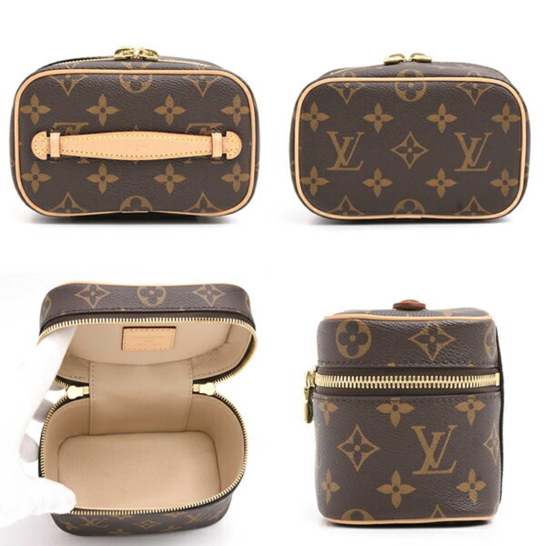 Louis Vuitton Monogram Nice Nano Vanity Bag Handbag