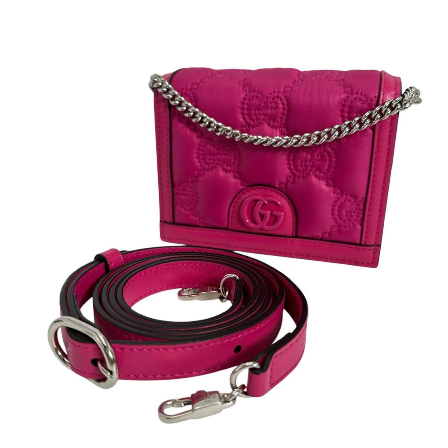 GUCCI Handbag Bag GG Mini Matelasse Nylon