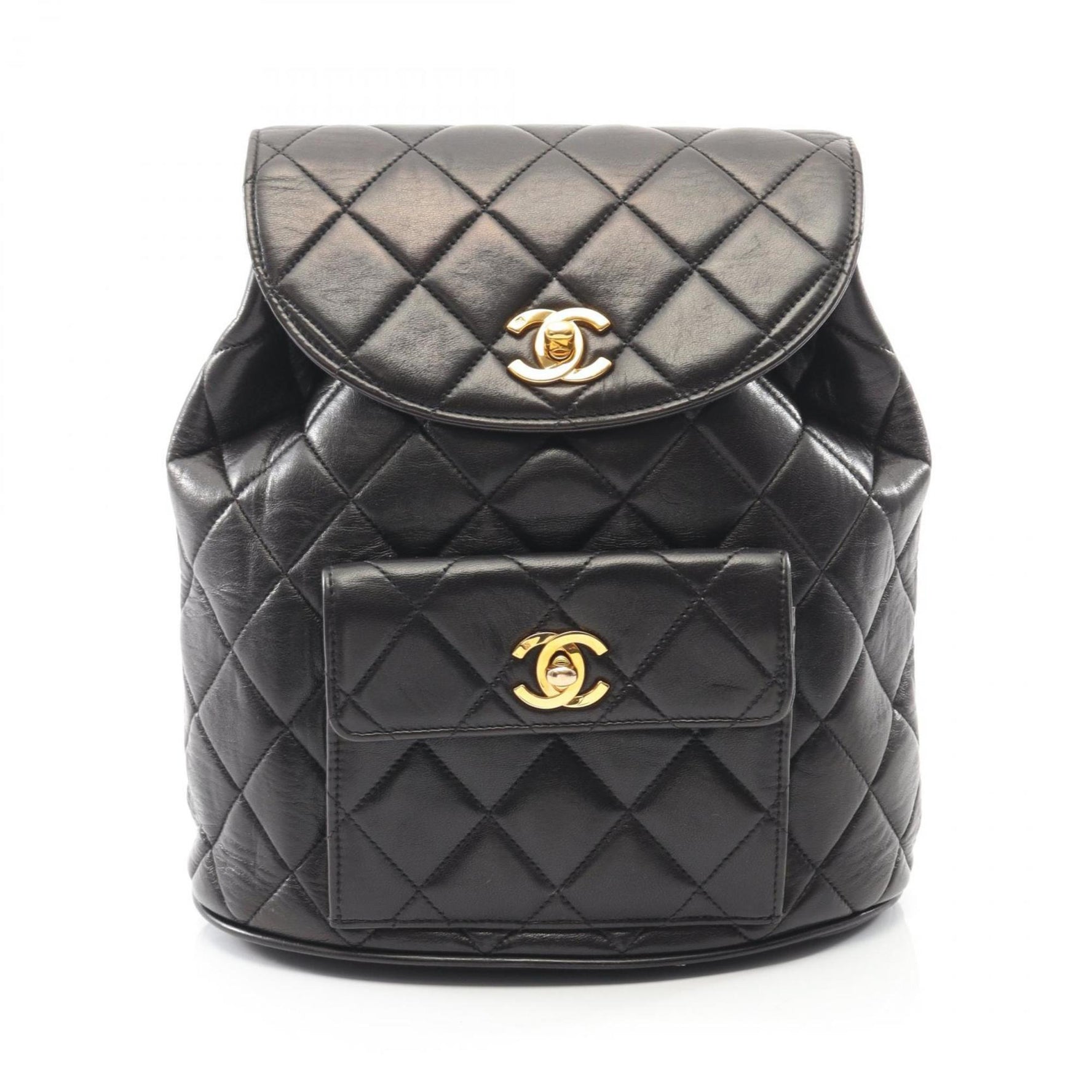 CHANEL Matelasse Backpack Bag in Lambskin Leather