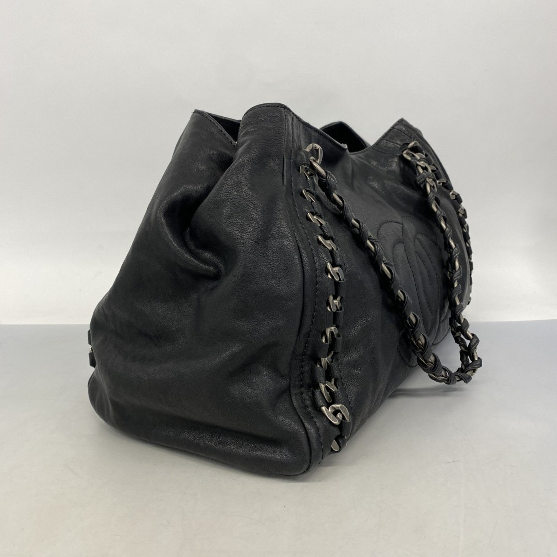 Chanel Shoulder Bag Chain Leather