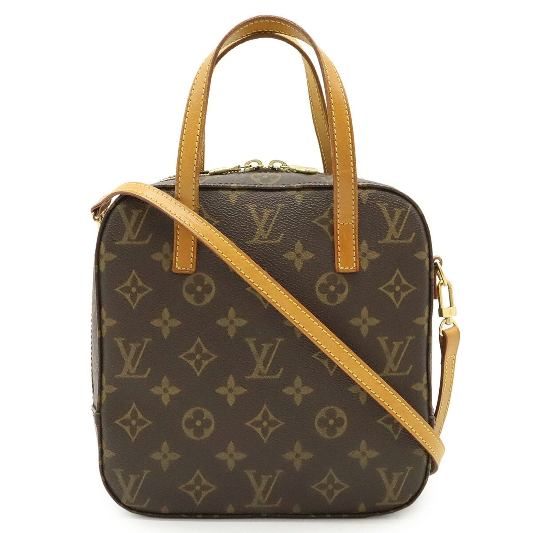 Louis Vuitton Monogram Spontini Handbag Shoulder Bag with Strap