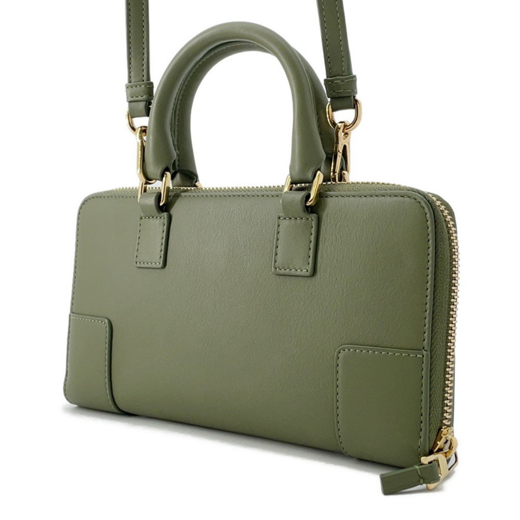 LOEWE Shoulder Bag Amazona Leather Pochette Pouch