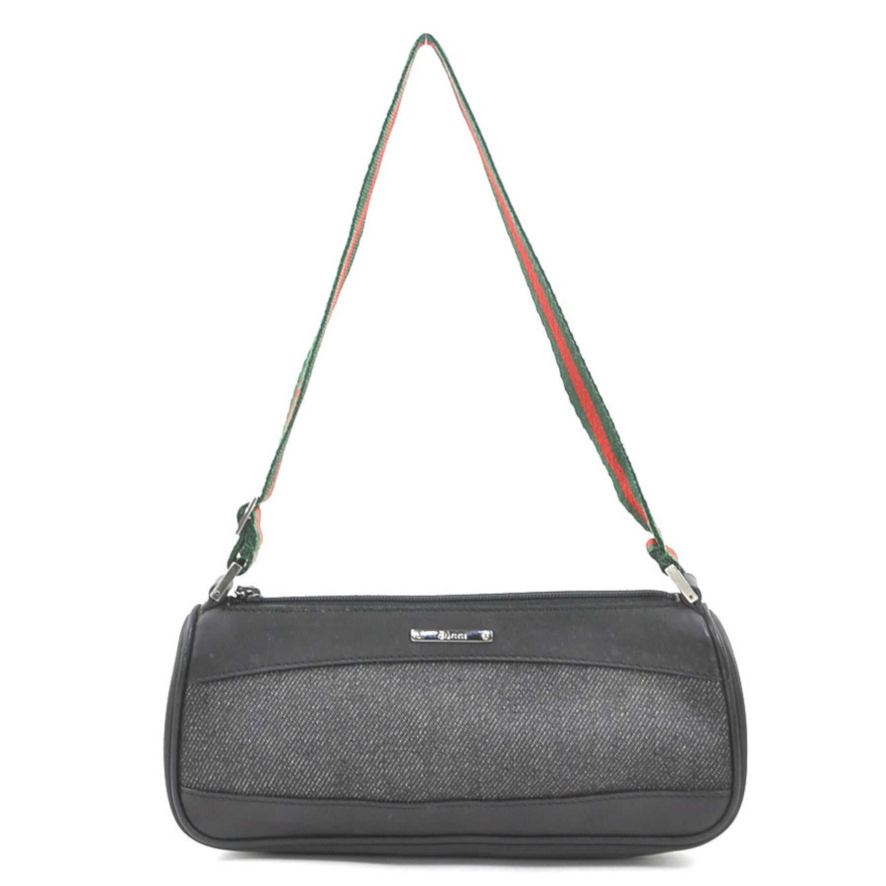 GUCCI Handbag Sherry Line Leather Canvas