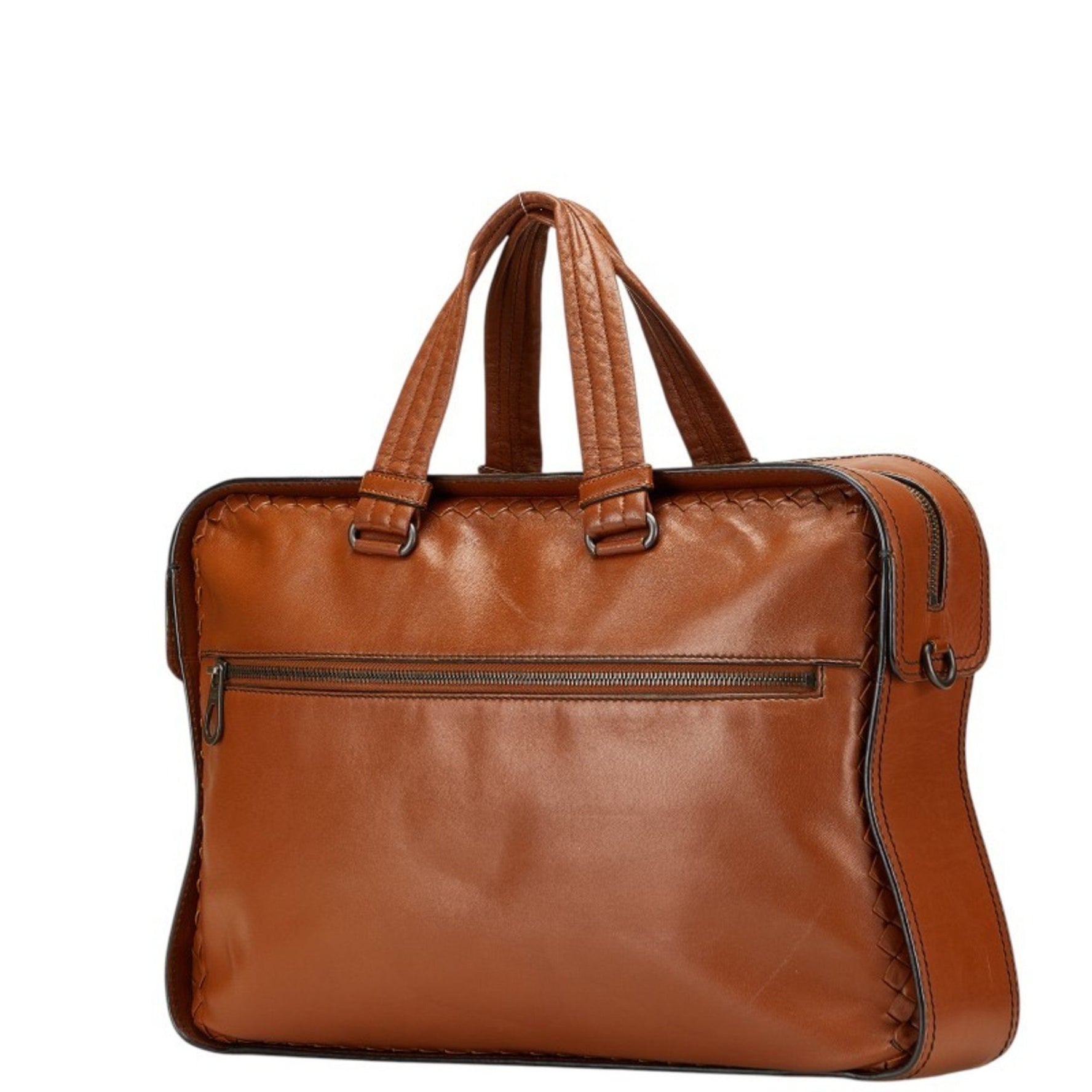 Bottega Veneta Intrecciato Business Bag Shoulder Leather BOTTEGA VENETA