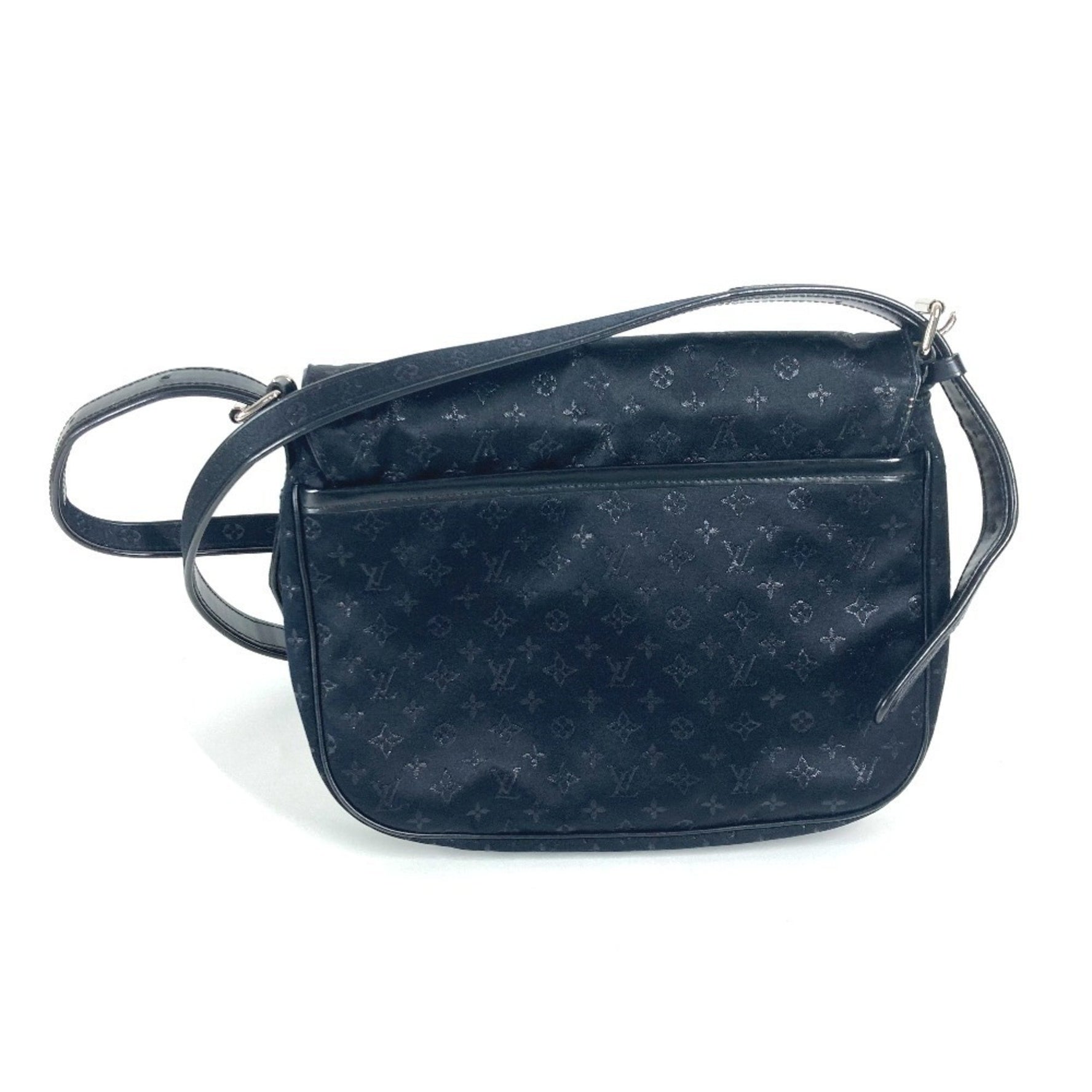 Louis Vuitton Monogram Satin Comte de Faie Musette Crossbody Flap Bag Pochette Shoulder Canvas