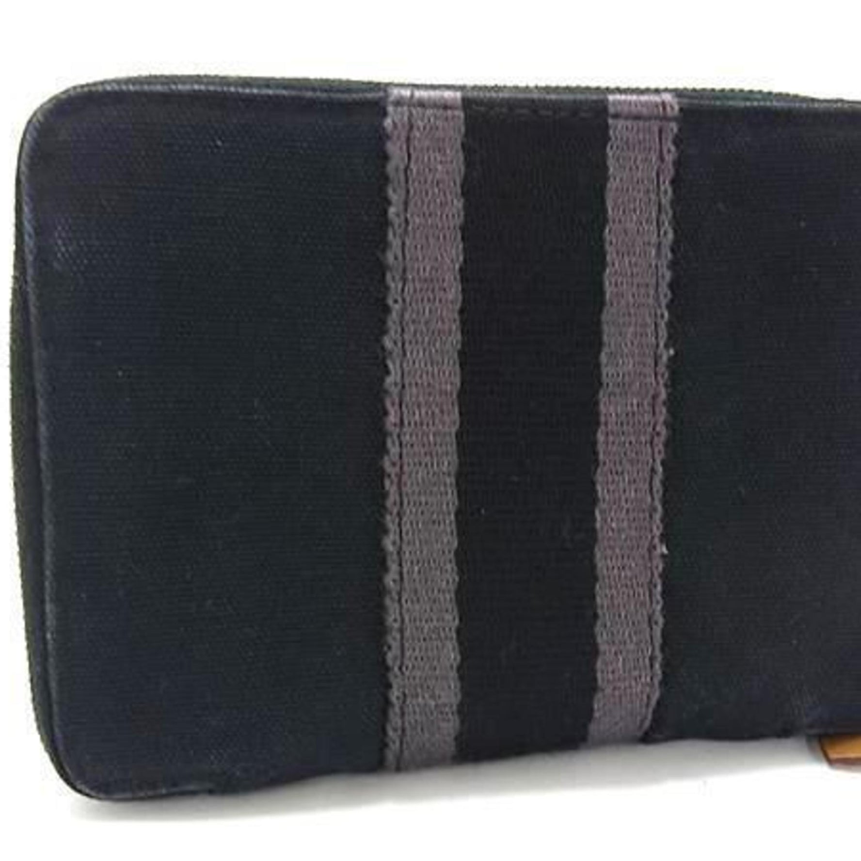 HERMES Foule Tou Purse PM - Canvas Bifold Wallet Round