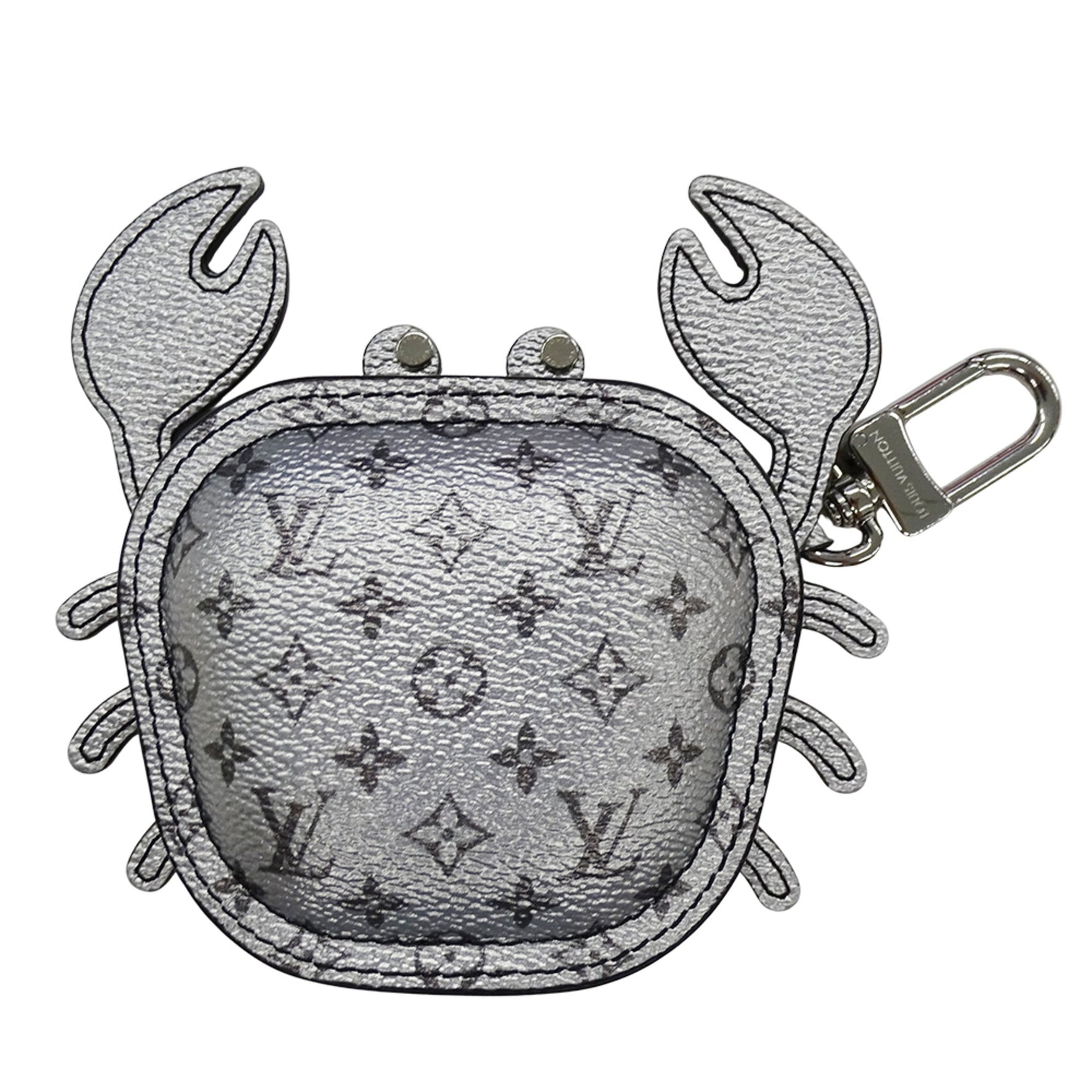 Louis Vuitton Charm, and Men's Brand Earphone Case Leather Bag Charm - LV Club Green Crab