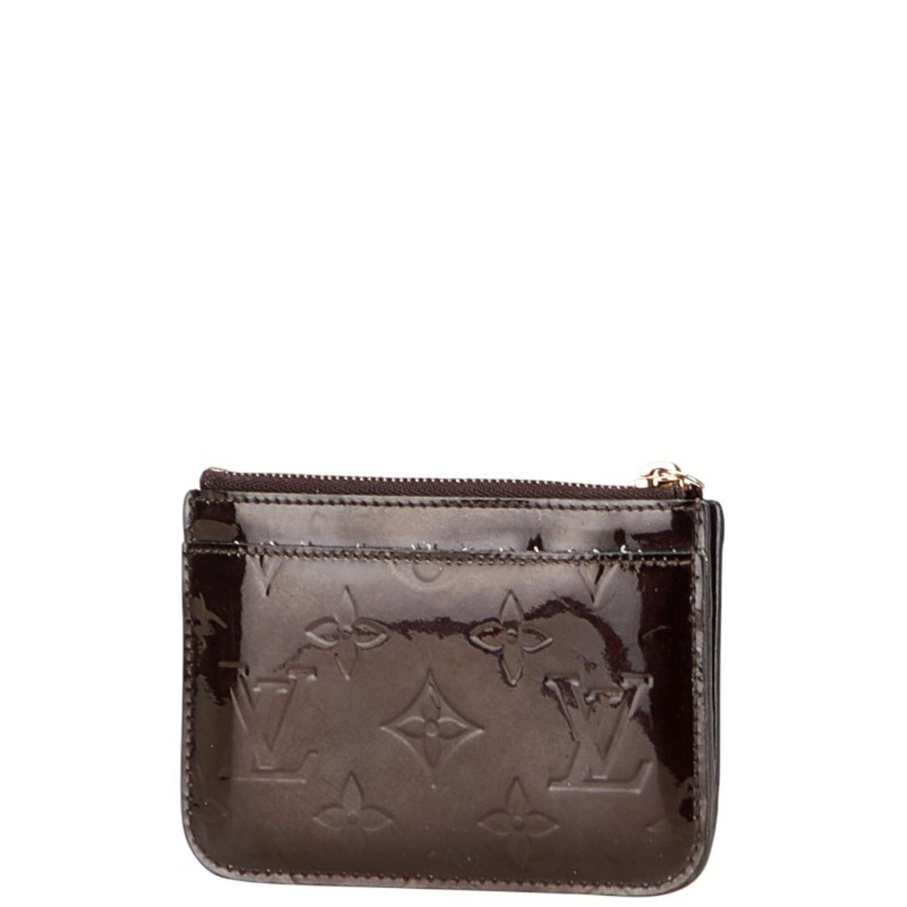 Louis Vuitton Monogram Vernis Pochette Clé NM Coin Case Amaranth Purple Patent Leather LOUIS VUITTON