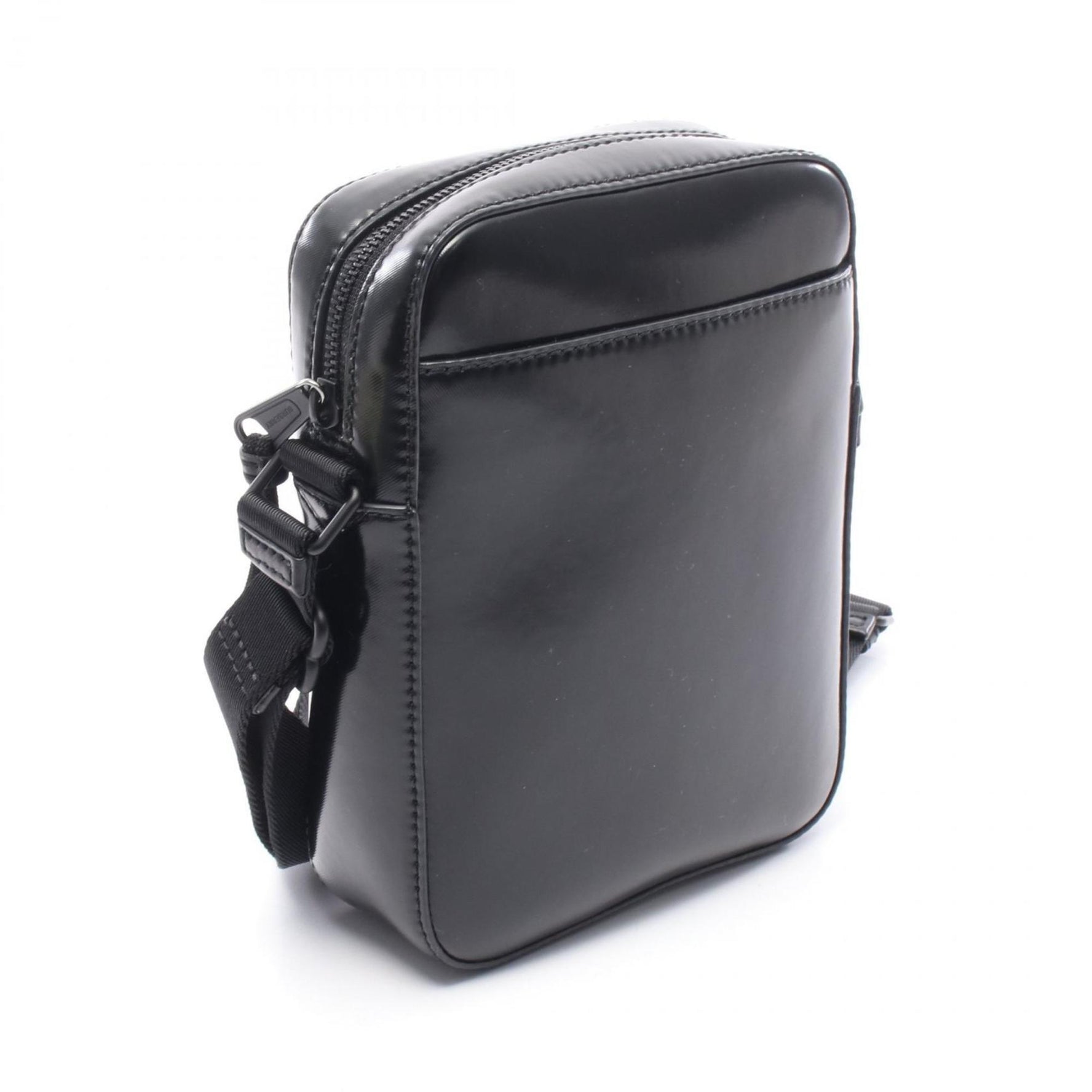 Burberry Thornton Nova Check Shoulder Bag in PVC-Coated Canvas, Black/Multicolor, Men's/Women's