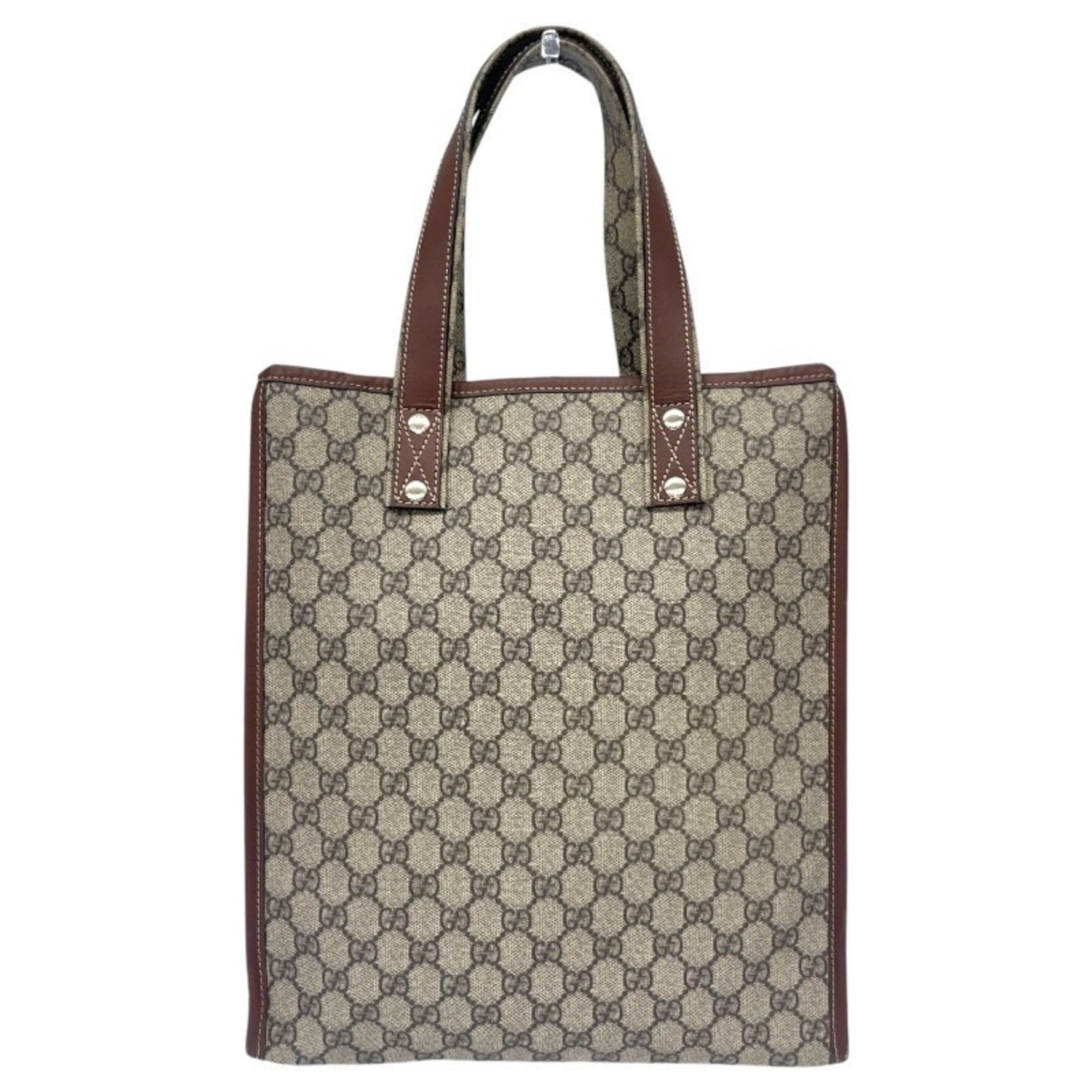 GUCCI GG Supreme Sherry Line Tote Bag, Pattern, Handbag