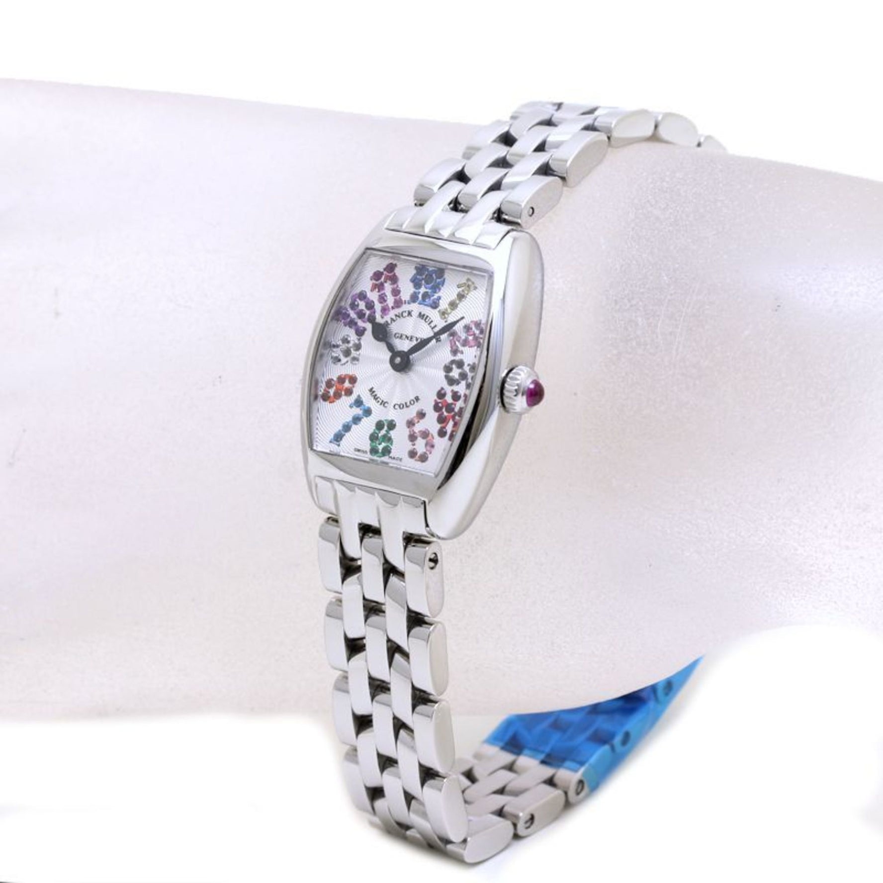 FRANCK MULLER Tono Curvex Magic Color Stainless Steel Ladies Watch