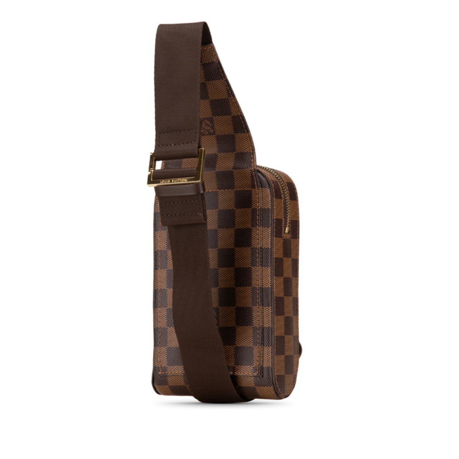 Louis Vuitton Damier Geronimos Body Bag Waist PVC Leather