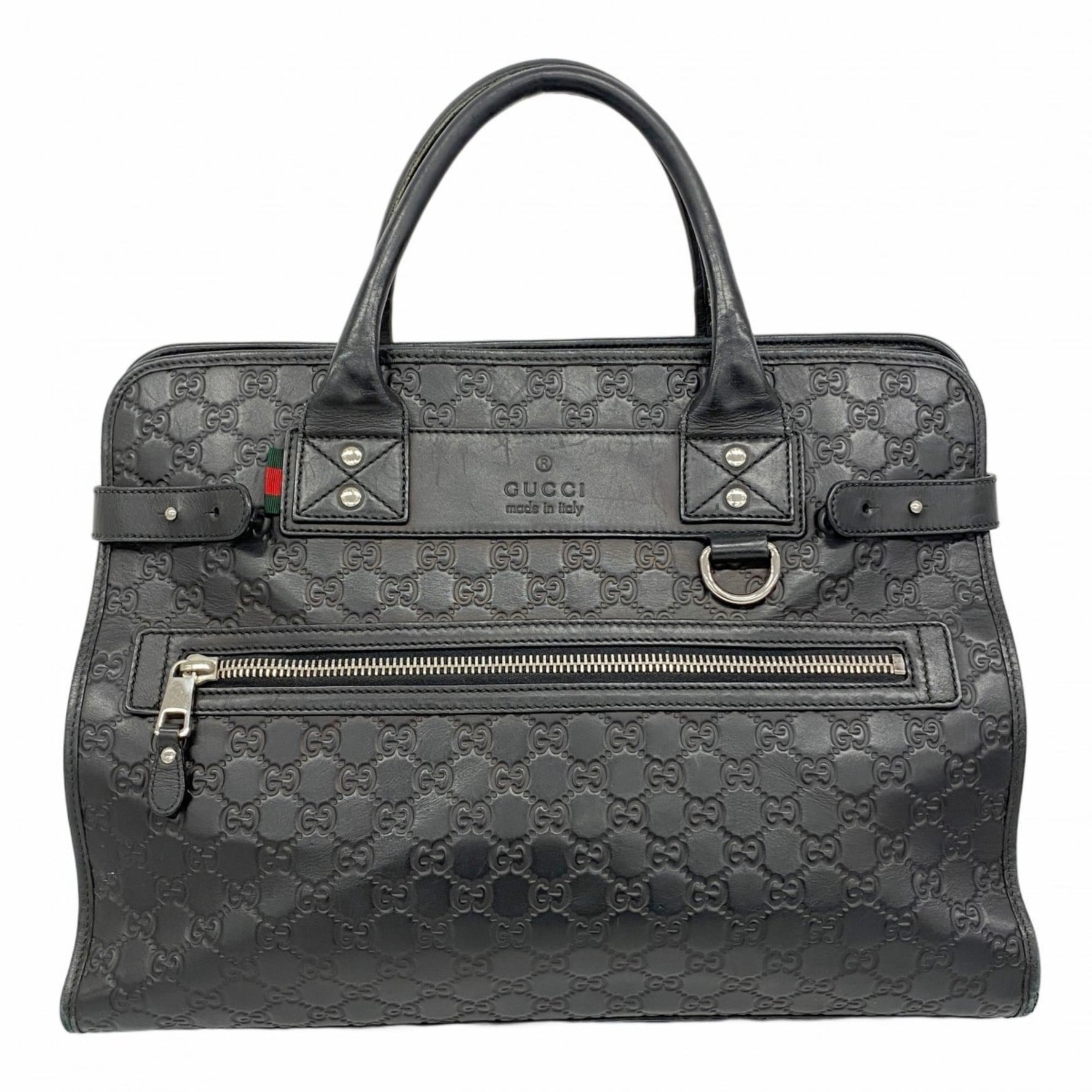 Gucci Sherry Line Guccissima Tote Bag Leather Men's and