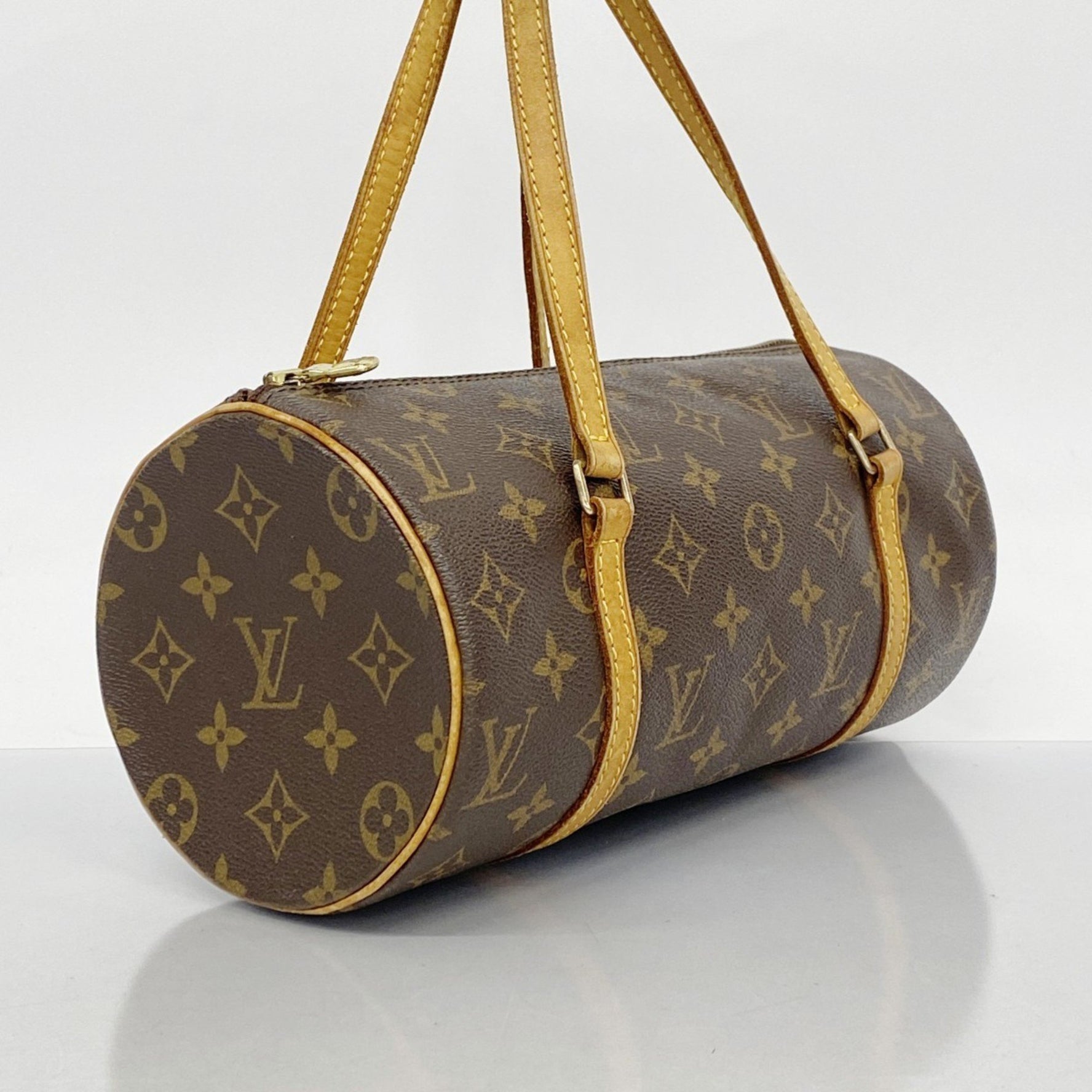 Louis Vuitton Monogram Papillon 26 Handbag M51386 Brown Women's