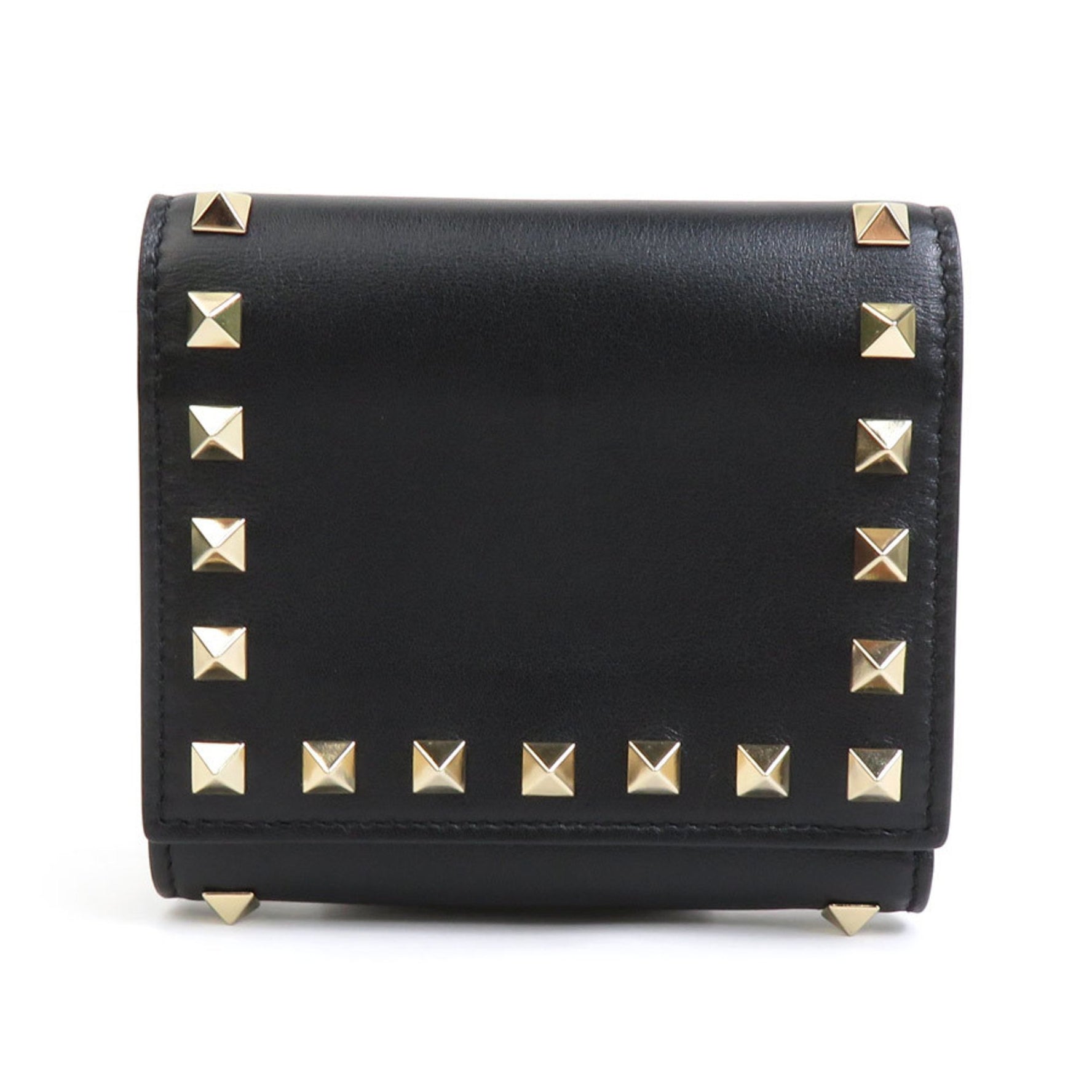 Valentino Garavani Tri-fold Wallet Leather