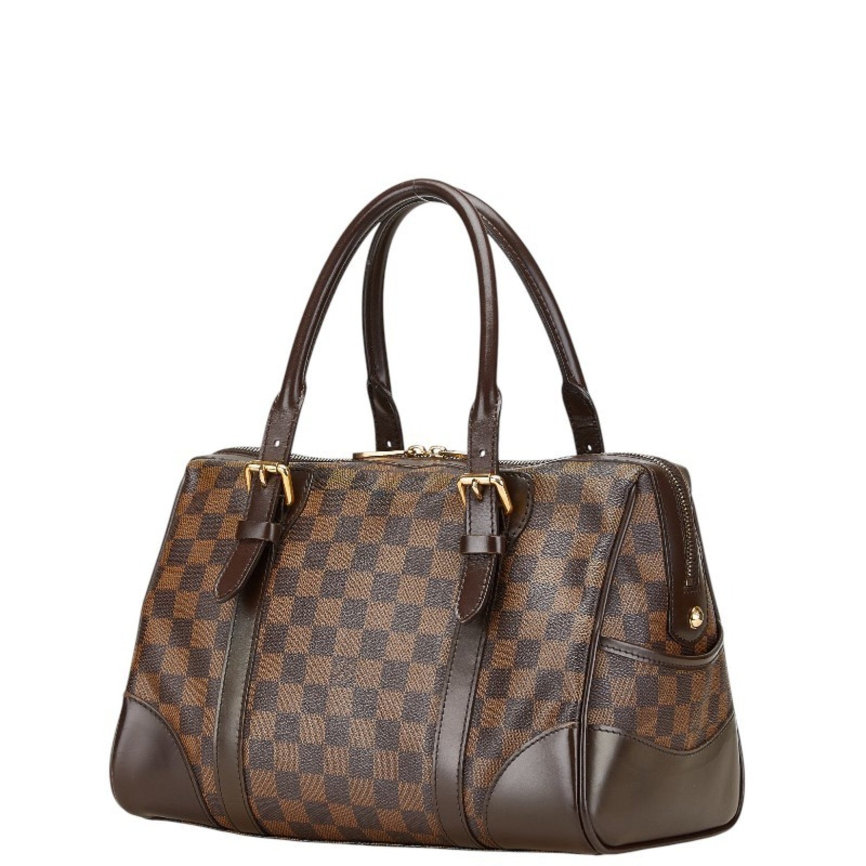 Louis Vuitton Damier Berkeley Handbag PVC Leather