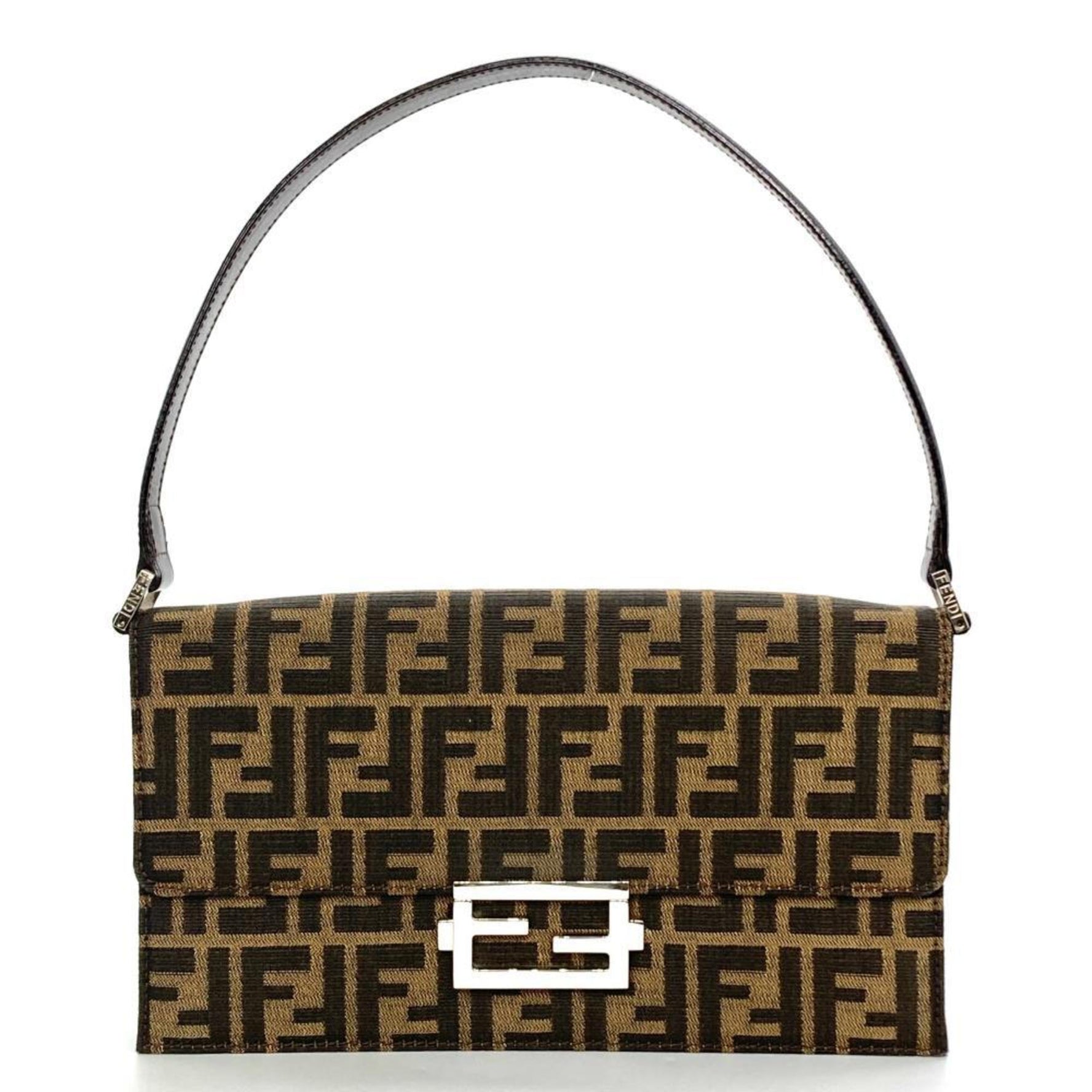 FENDI ZUCCA Shoulder Bag Jacquard