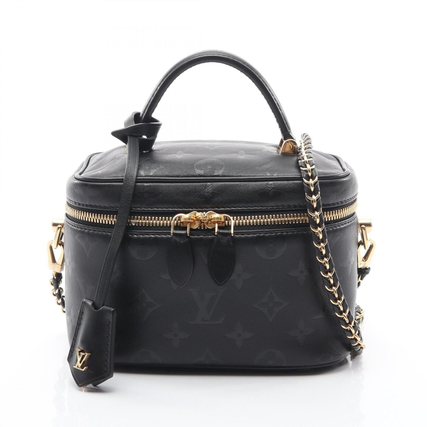 Louis Vuitton Vanity PM Monogram Ink Handbag, Leather