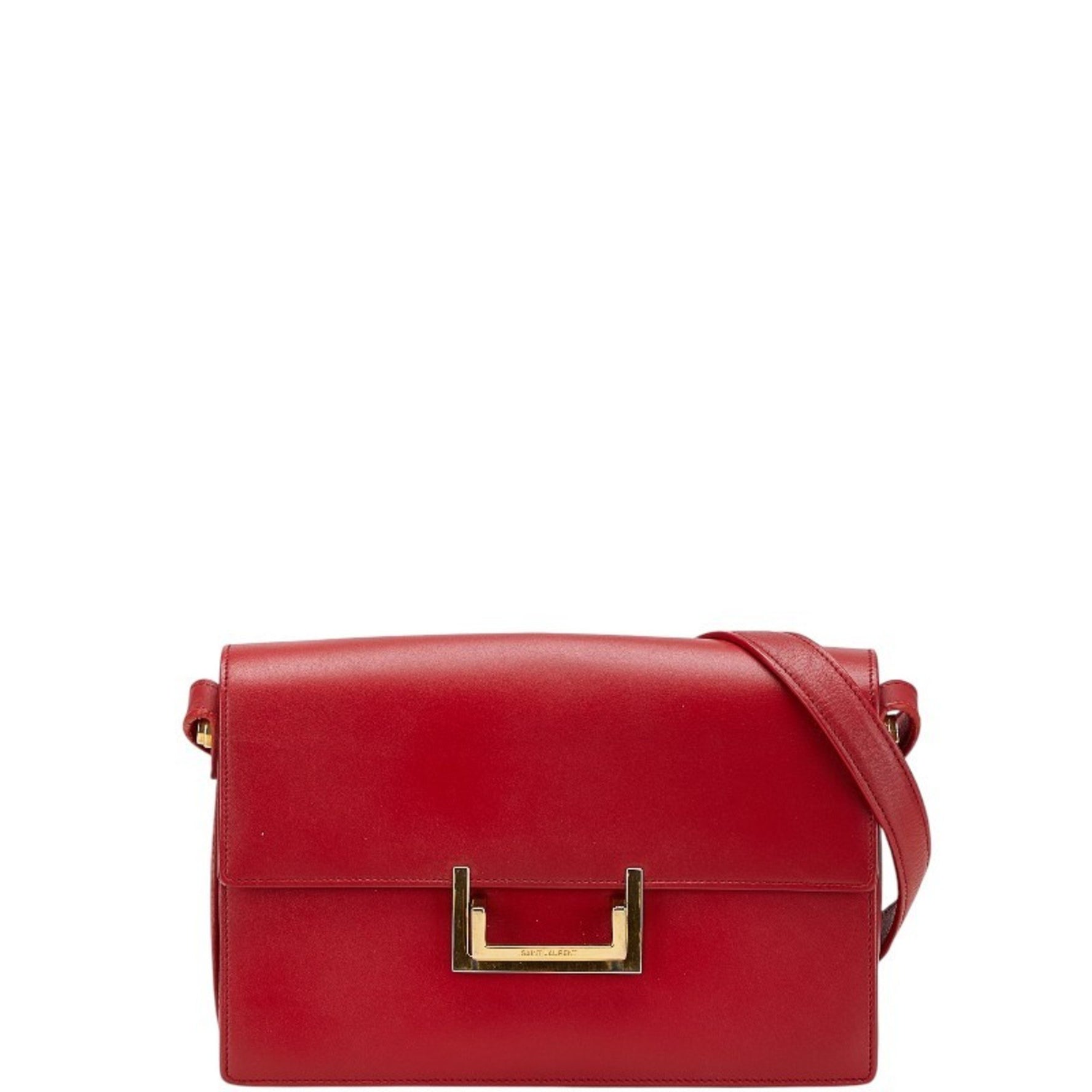 Saint Laurent Crossbody Shoulder Bag Red Leather SAINT LAURENT