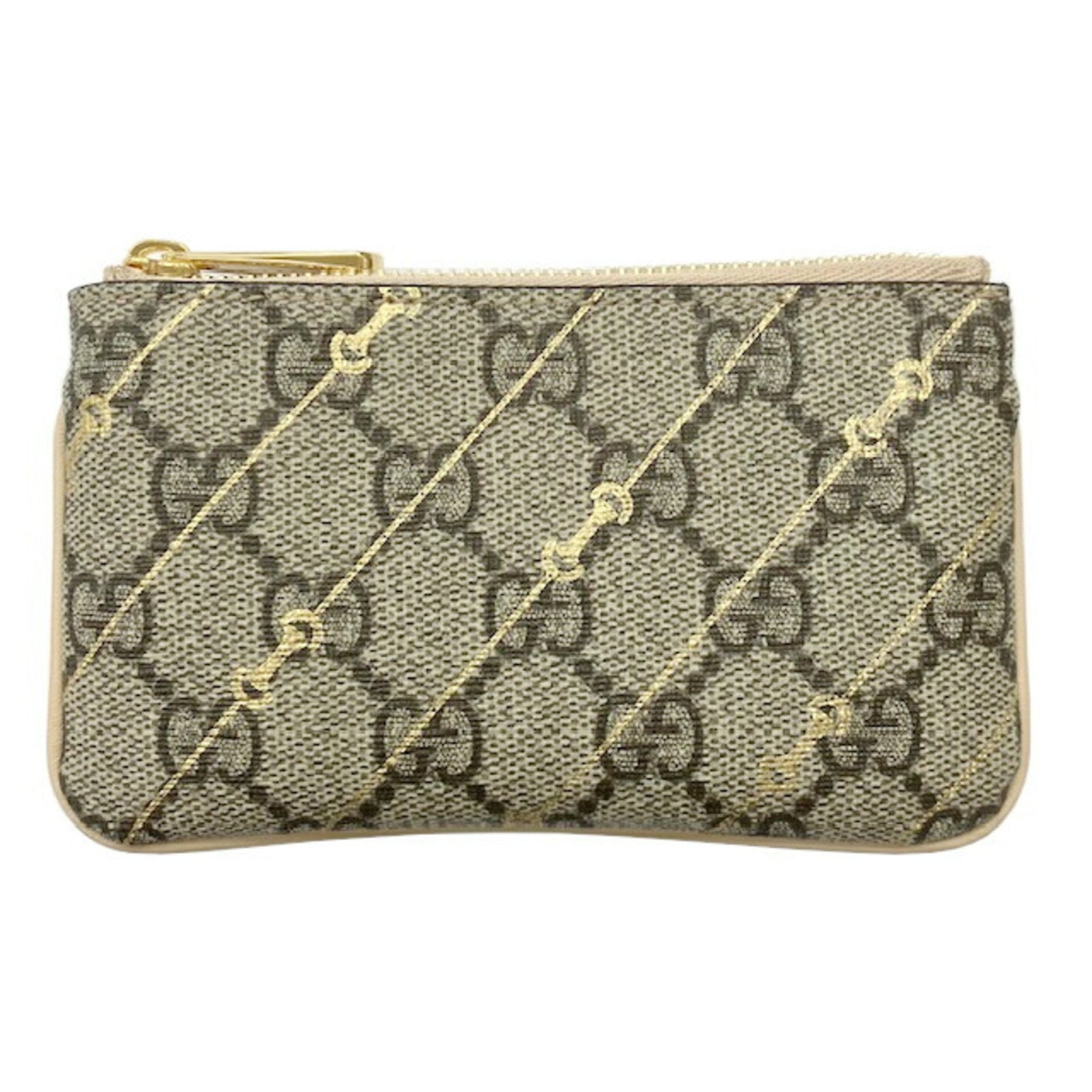 GUCCI Horsebit GG Supreme Wallet/Coin Case