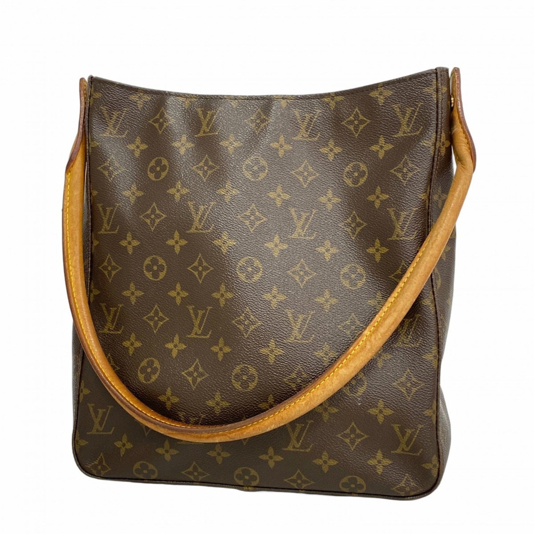 Louis Vuitton Monogram Looping GM Shoulder Bag M51145 Brown Women's