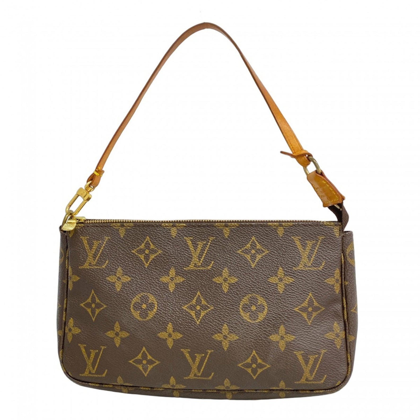 Louis Vuitton Monogram Pochette Accessoires M51980 Brown Women's P1146500