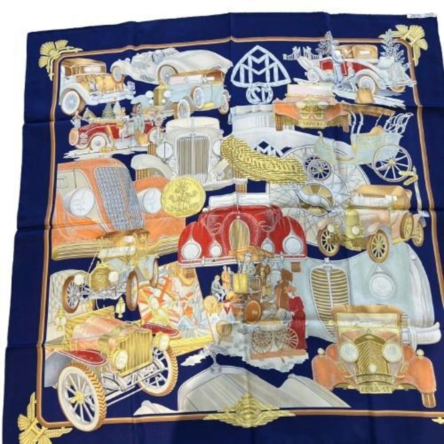 HERMES Hermes Carre 90 Automobile Scarf
