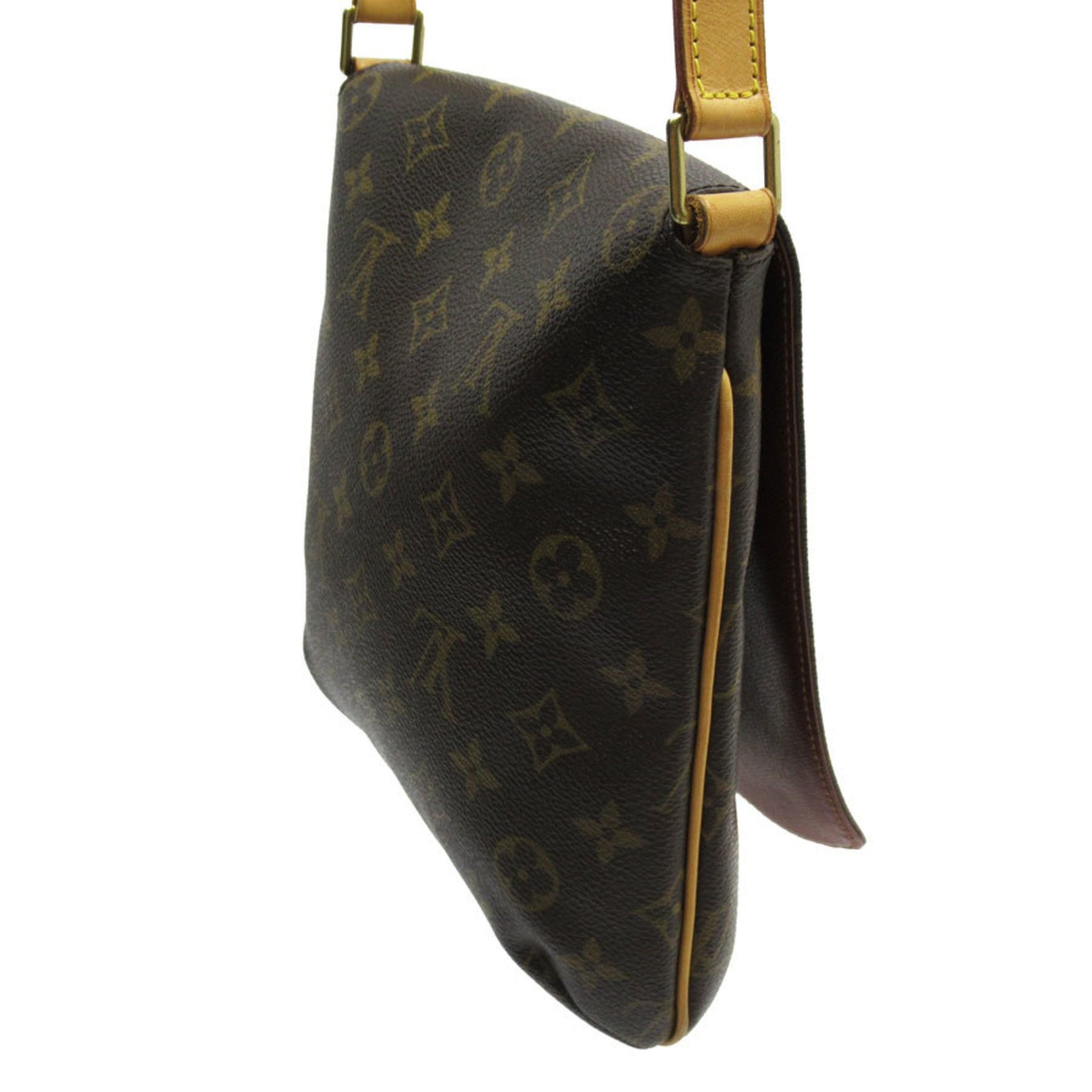 Louis Vuitton LOUIS VUITTON Shoulder Bag Monogram Musette Salsa Short Canvas Brown Women's M51258 t19492g