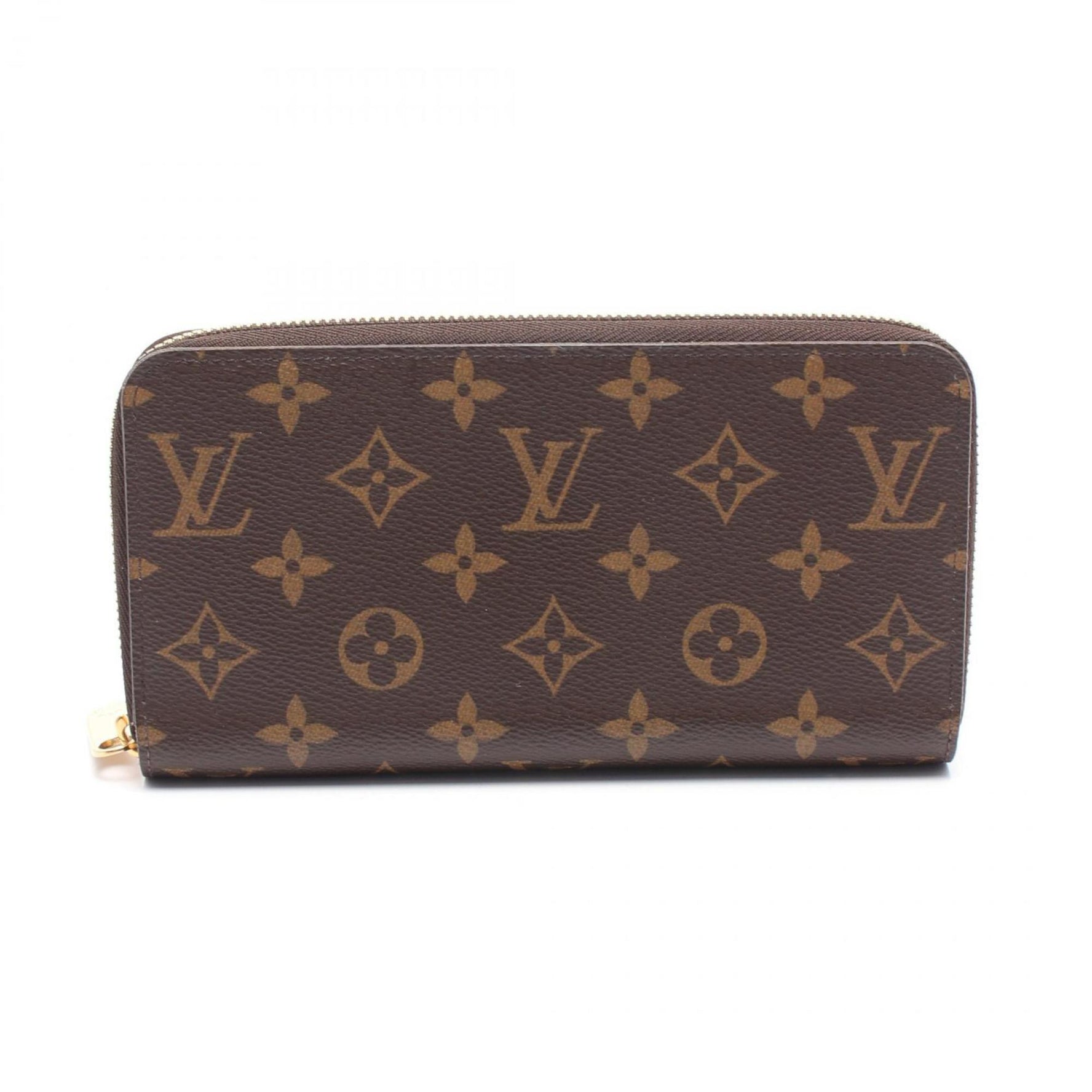 Louis Vuitton LOUIS VUITTON Zippy Wallet Monogram Round Long Coated Canvas Men's Women's Brown M42616