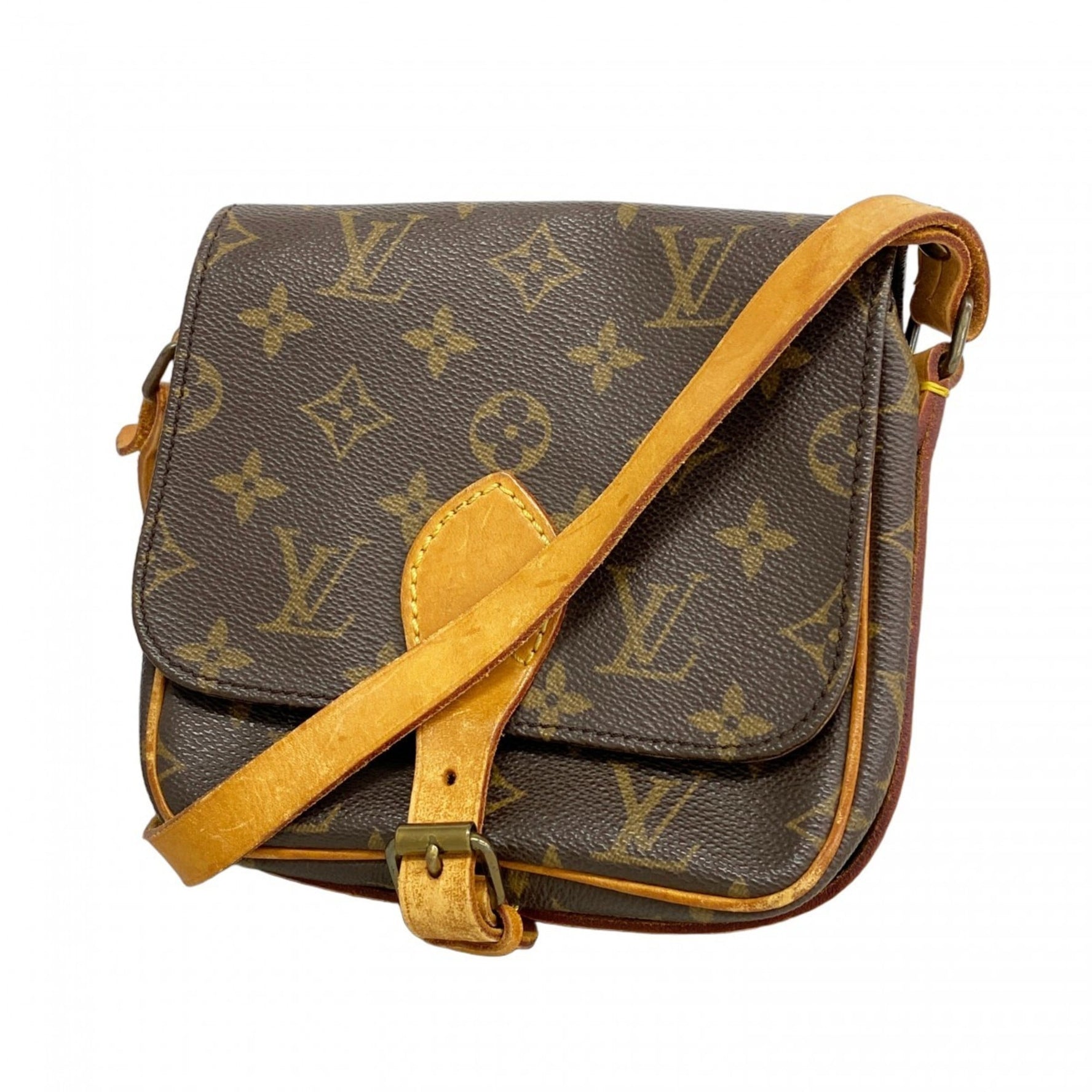 Louis Vuitton Monogram Mini Cartouchiere Shoulder Bag