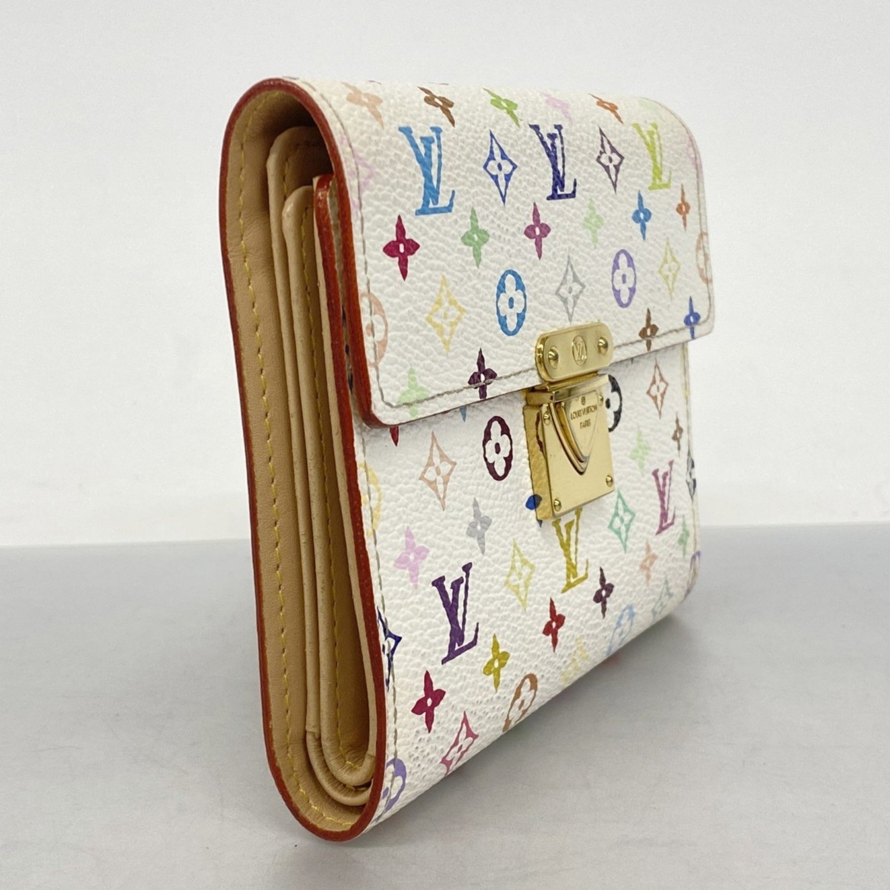 Louis Vuitton Monogram Multicolore Portefeuille Koala Tri-fold Wallet M58014 Bron Women's