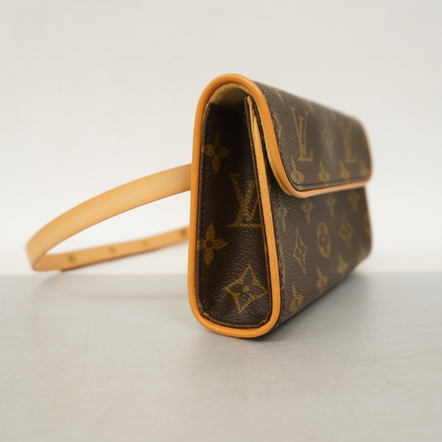 Louis Vuitton Monogram Pochette Florentine Waist Bag M51855 Brown Women's