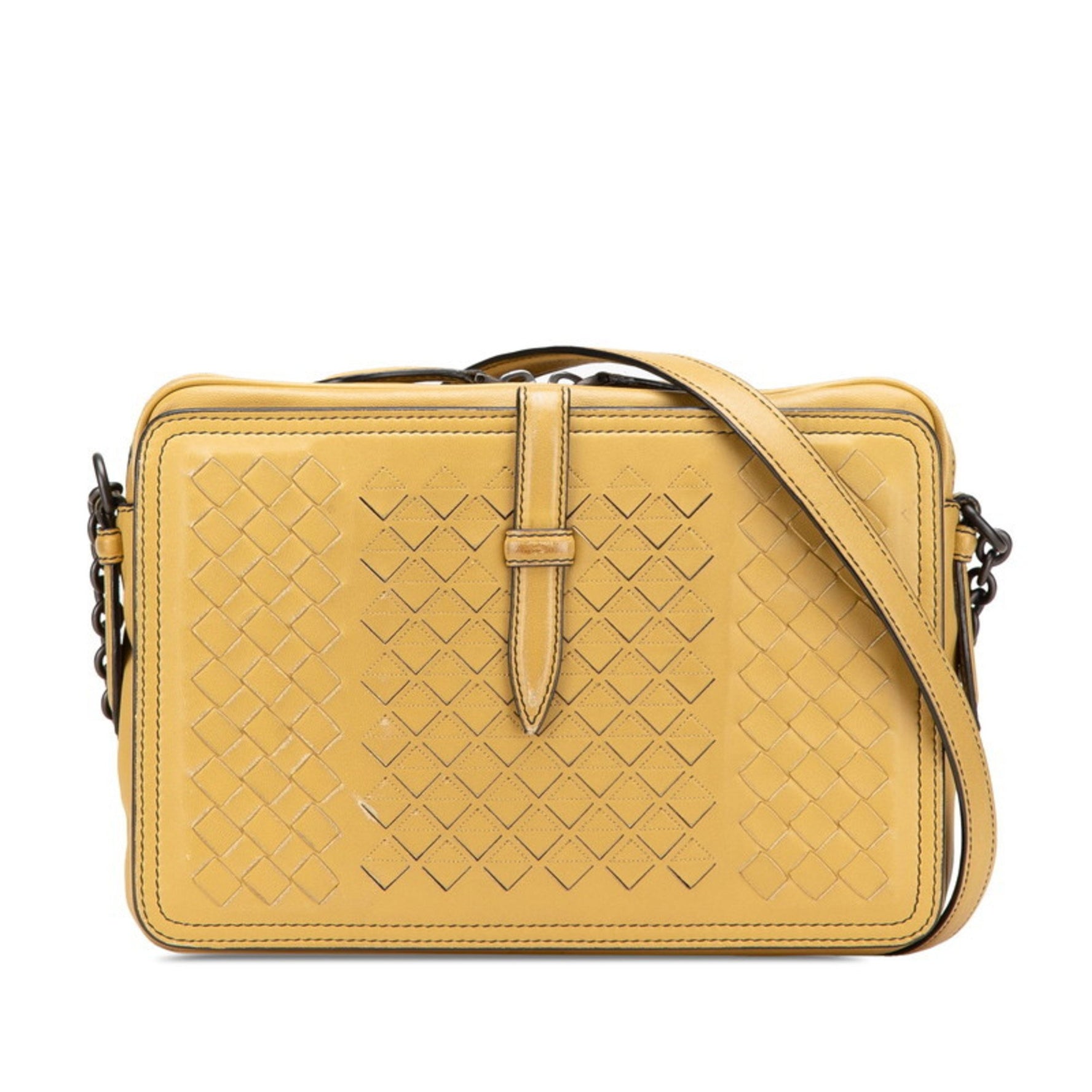 Bottega Veneta Intrecciato One-Shoulder Bag in Leather