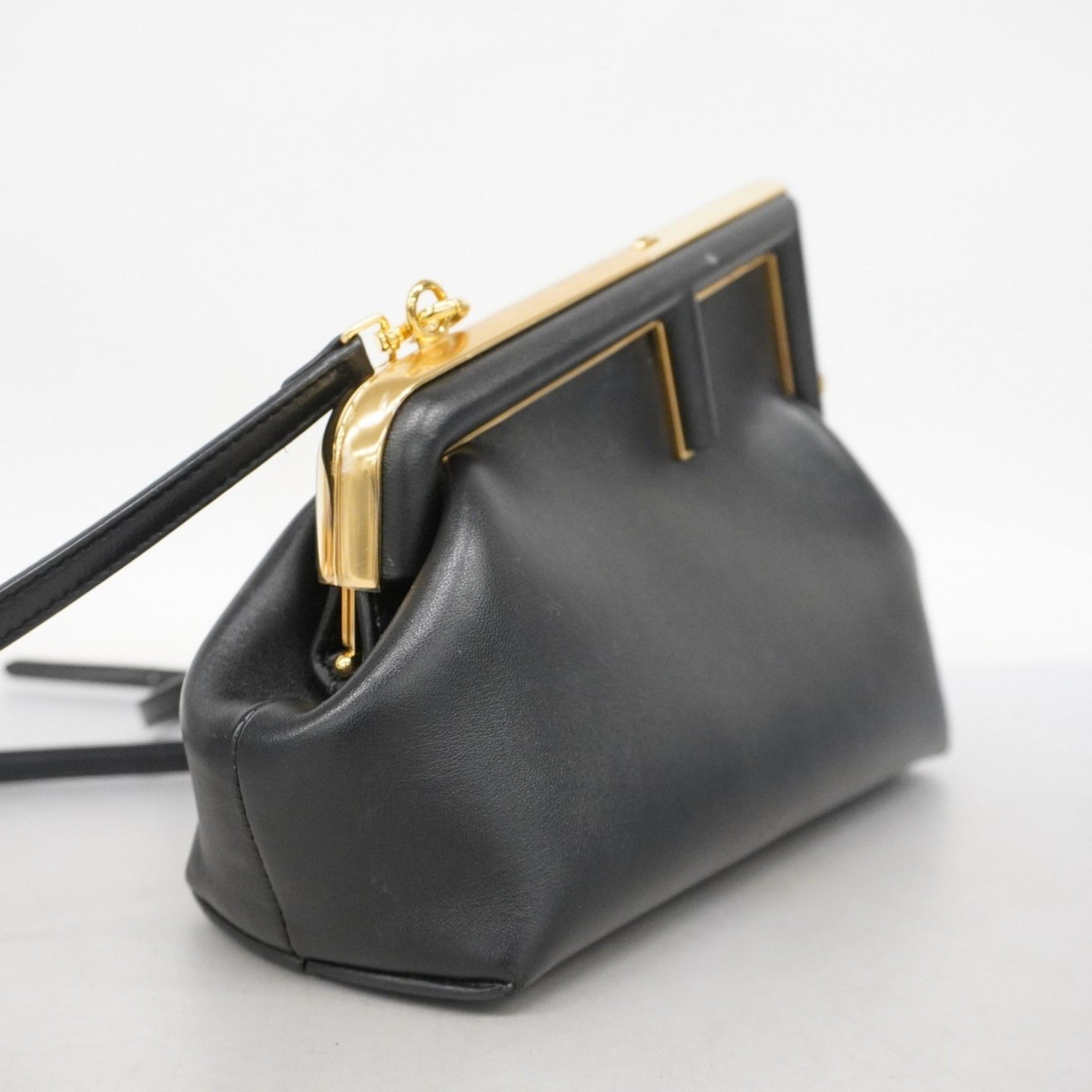 Fendi Zucca First Leather Shoulder Bag