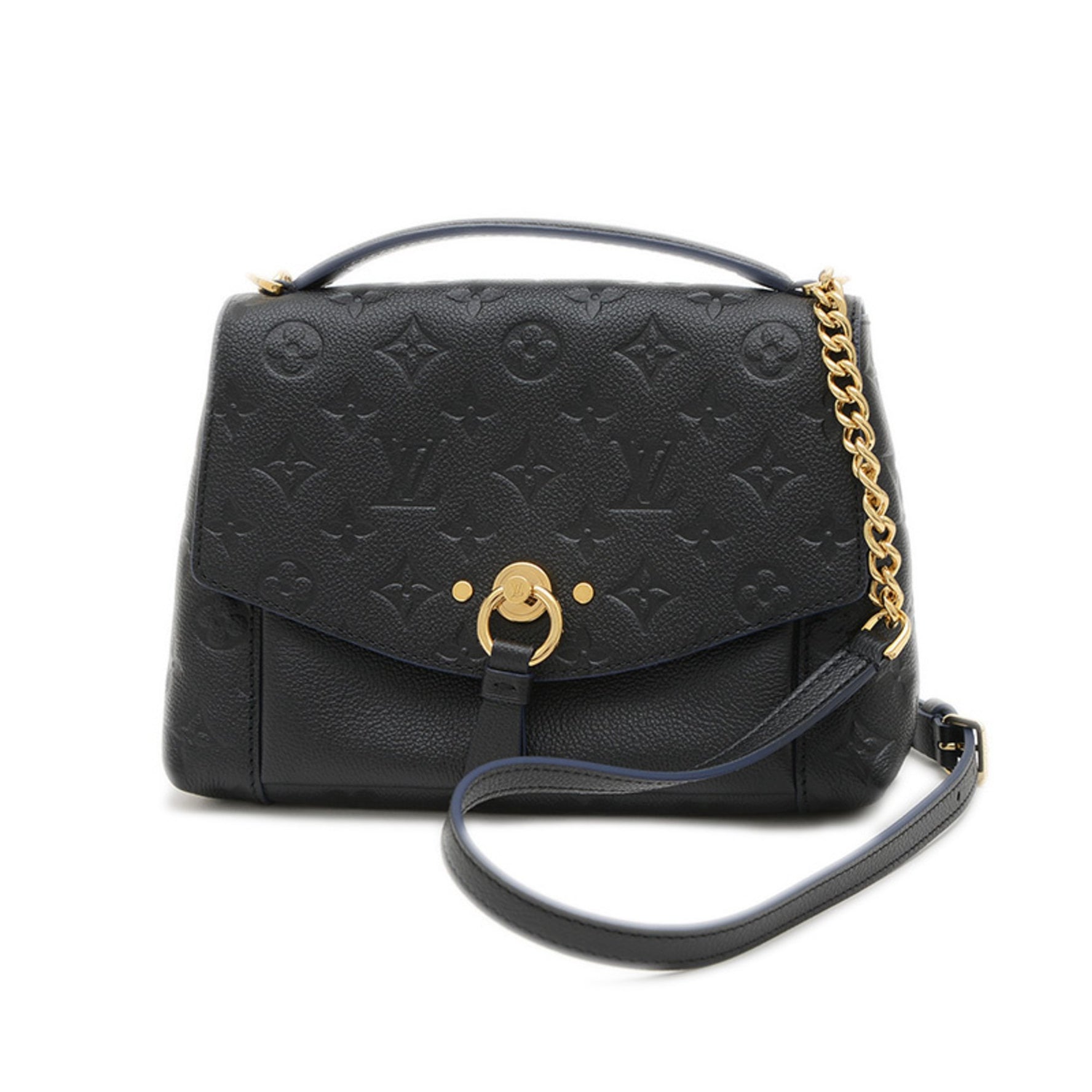 Louis Vuitton Monogram Empreinte Blanche BB Handbag/Shoulder Bag Noir