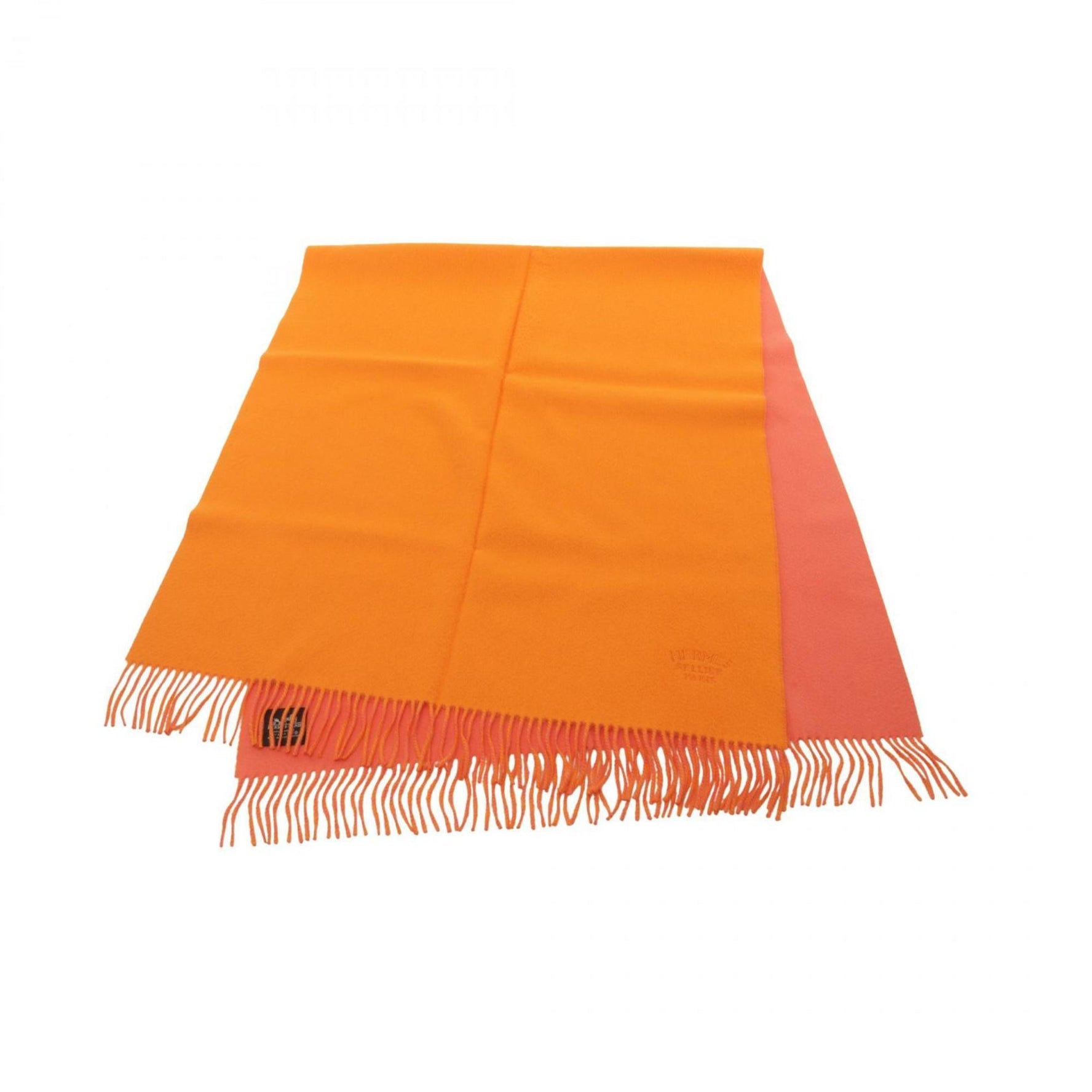 Hermes HERMES scarf clothing cashmere women orange