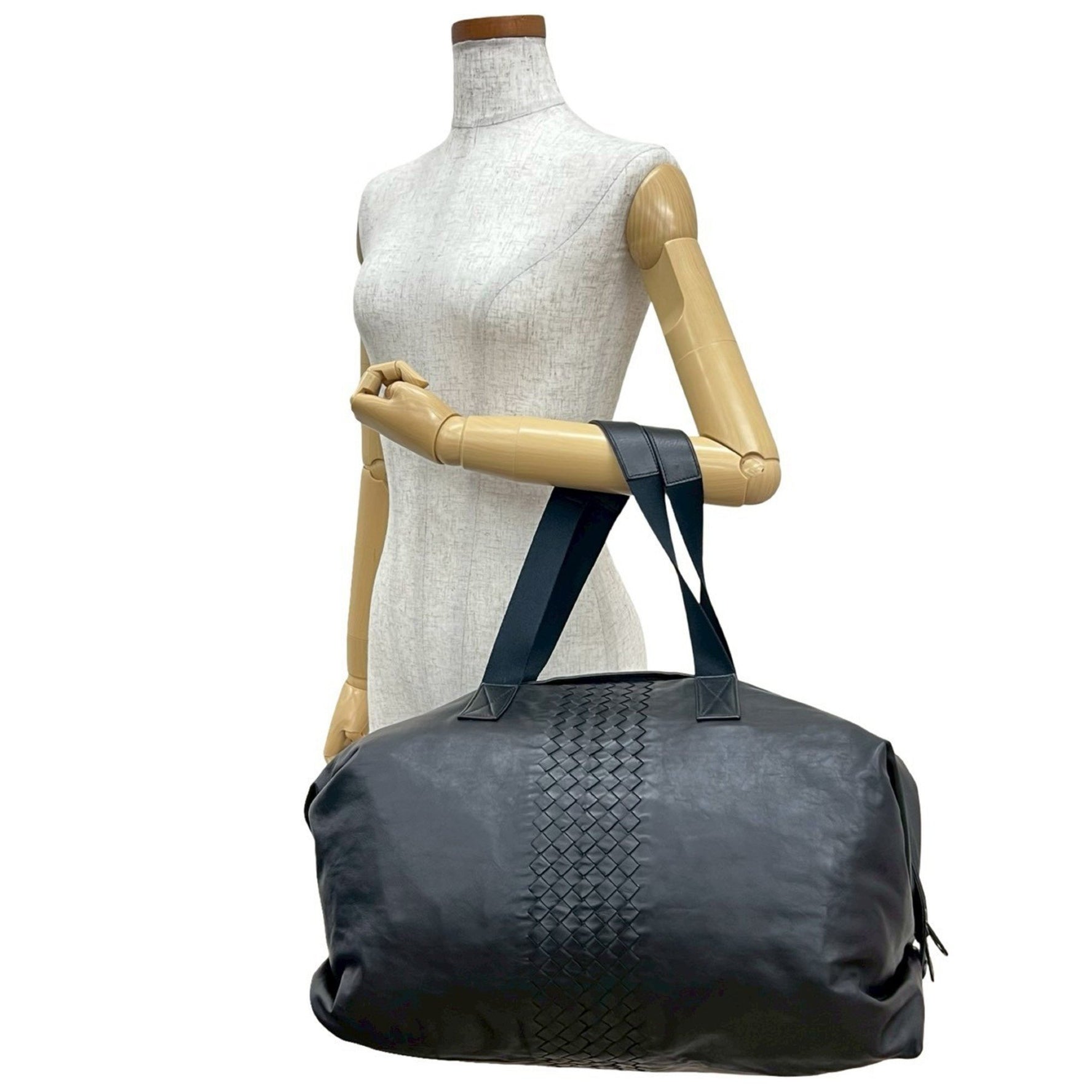 BOTTEGA VENETA Intrecciato Leather Boston Bag, Handbag, or Tote