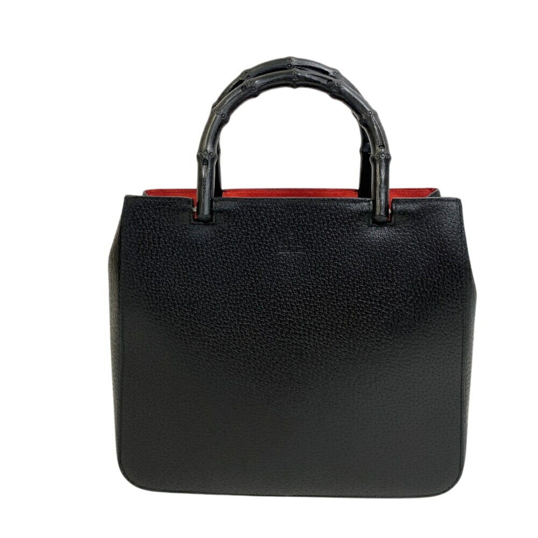 GUCCI Bamboo Tote Bag, Handbag, Women's, Black