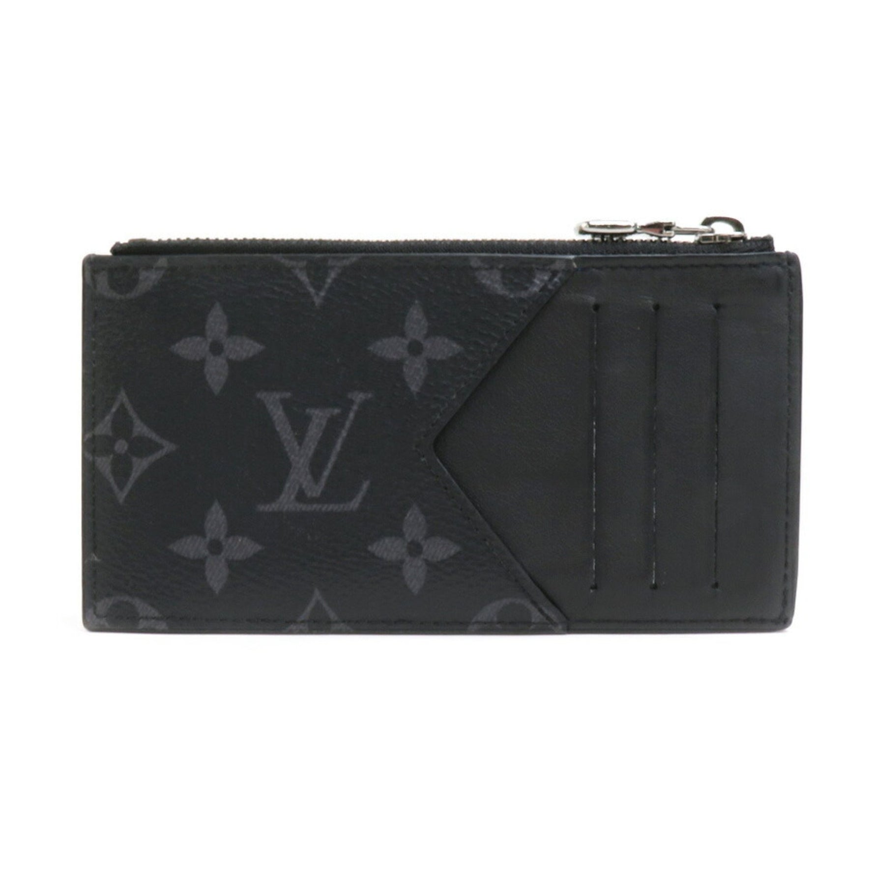 Louis Vuitton LOUIS VUITTON Wallets and coin cases Monogram Eclipse Coin Card Holder Black Men's M80932 h30694a