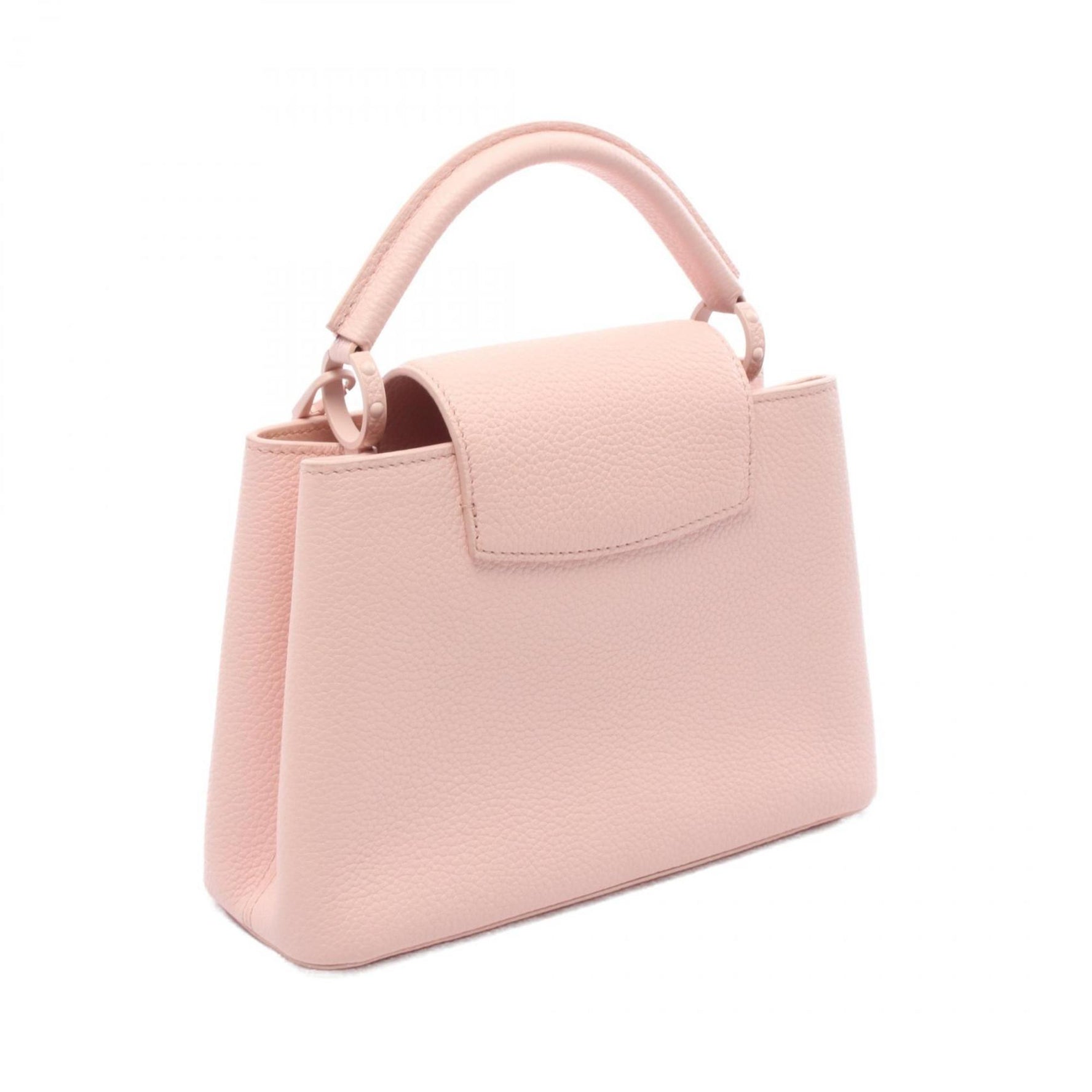 Louis Vuitton Capucines BB Handbag, Leather, Taurillon Aud Rose