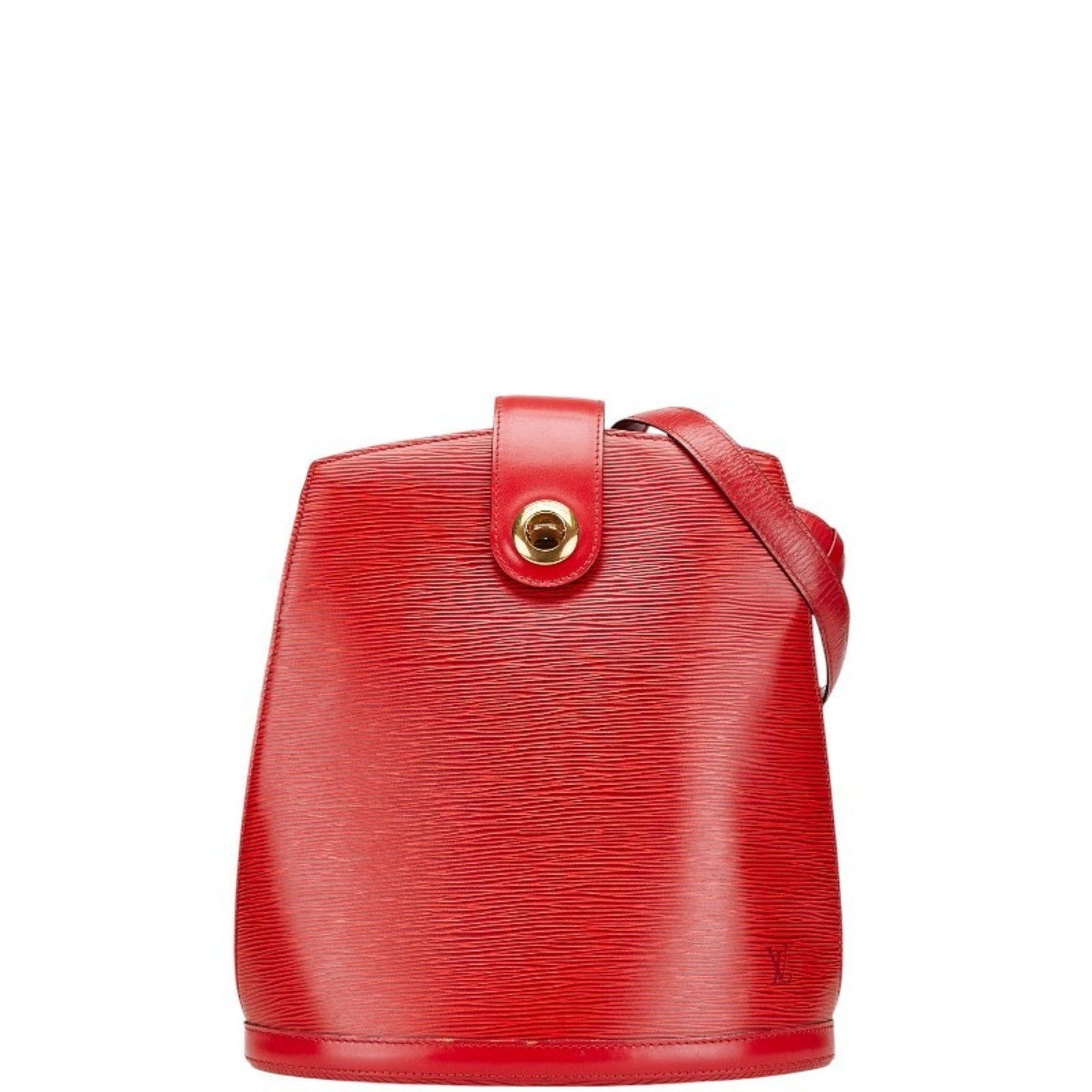 Louis Vuitton Epi Cluny Shoulder Bag Castilian Red Leather LOUIS VUITTON