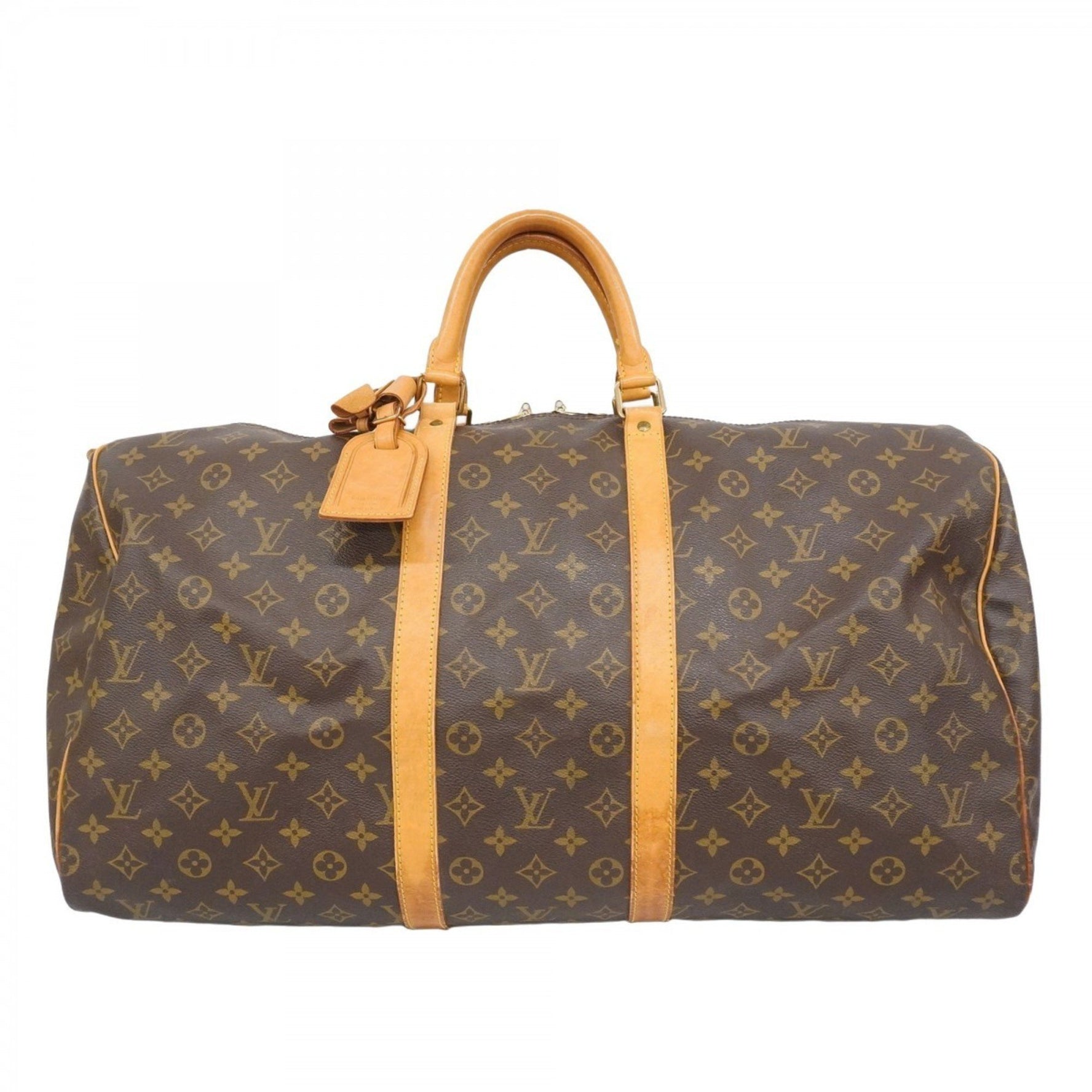 Louis Vuitton Monogram Keepall Bandouliere 55 Boston Bag Men's and