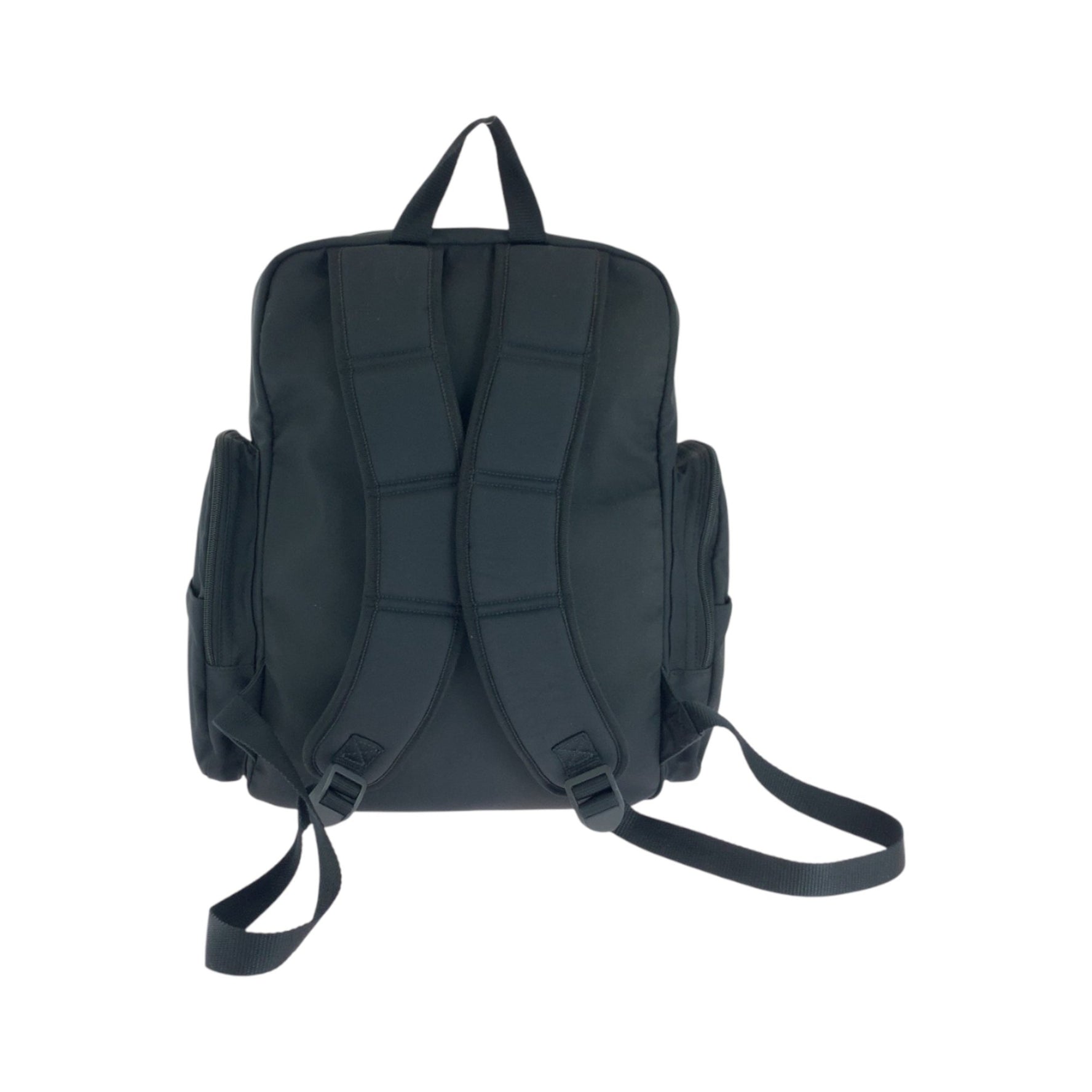 BALENCIAGA Backpack, Men's, Logo, Black, Silver Hardware, Nylon