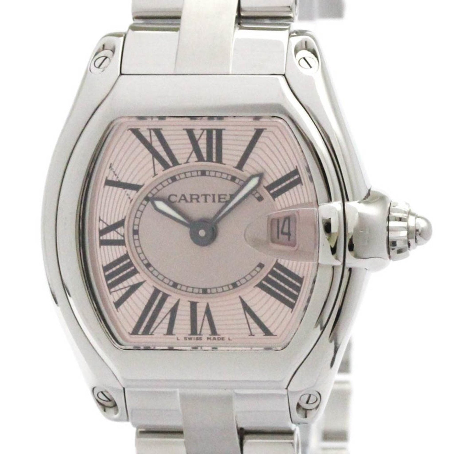 CARTIER Roadstar SM Steel Quartz Ladies Watch Polished